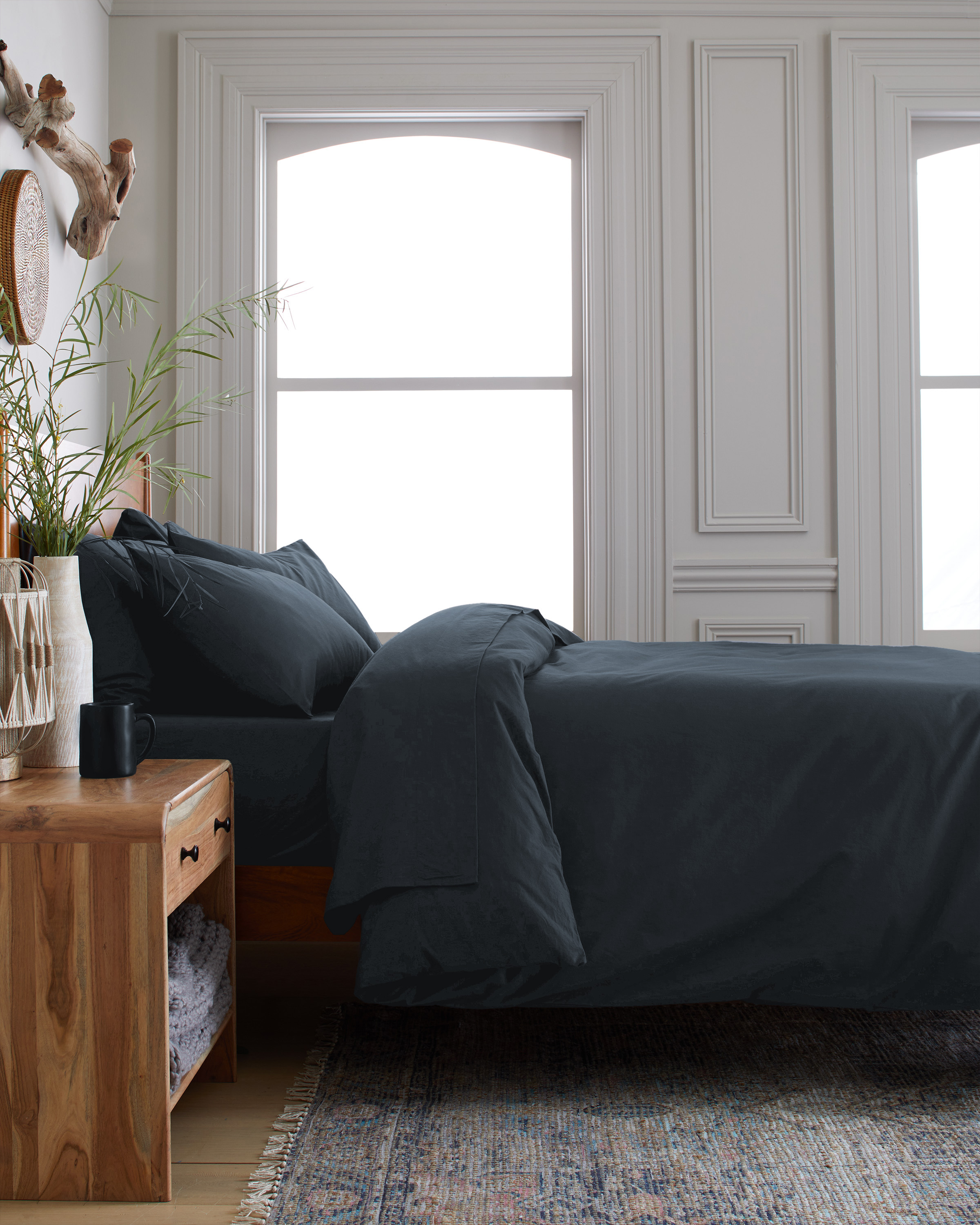 Nightfall Organic Brushed Cotton Duvet Cover