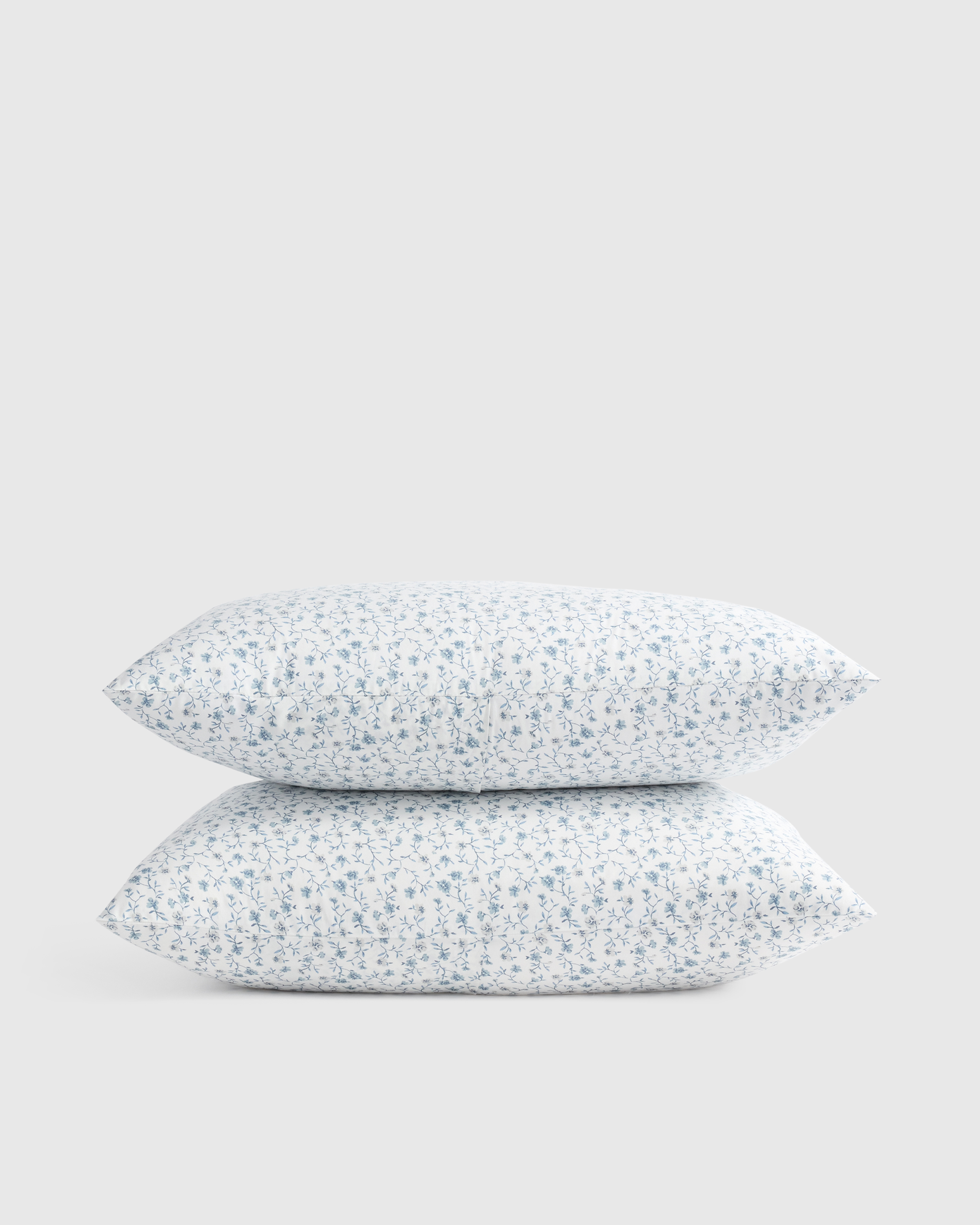 Blue Florette Classic Organic Percale Sham Set