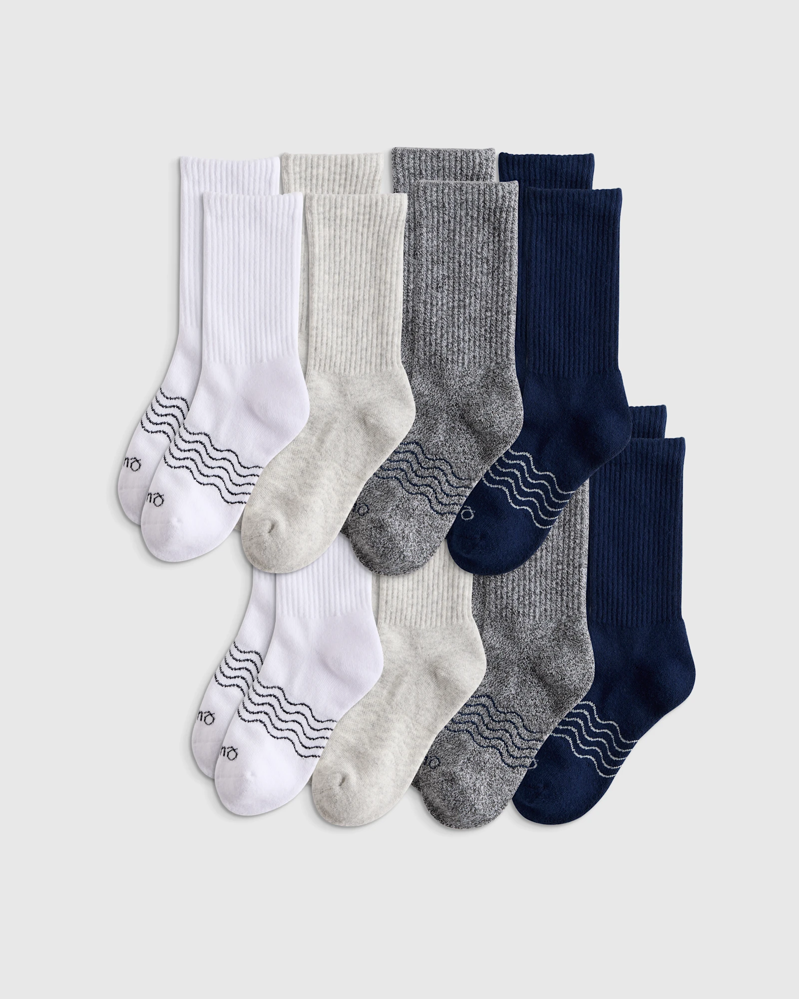 Organic Cotton Calf Sock 8-pack - Kid