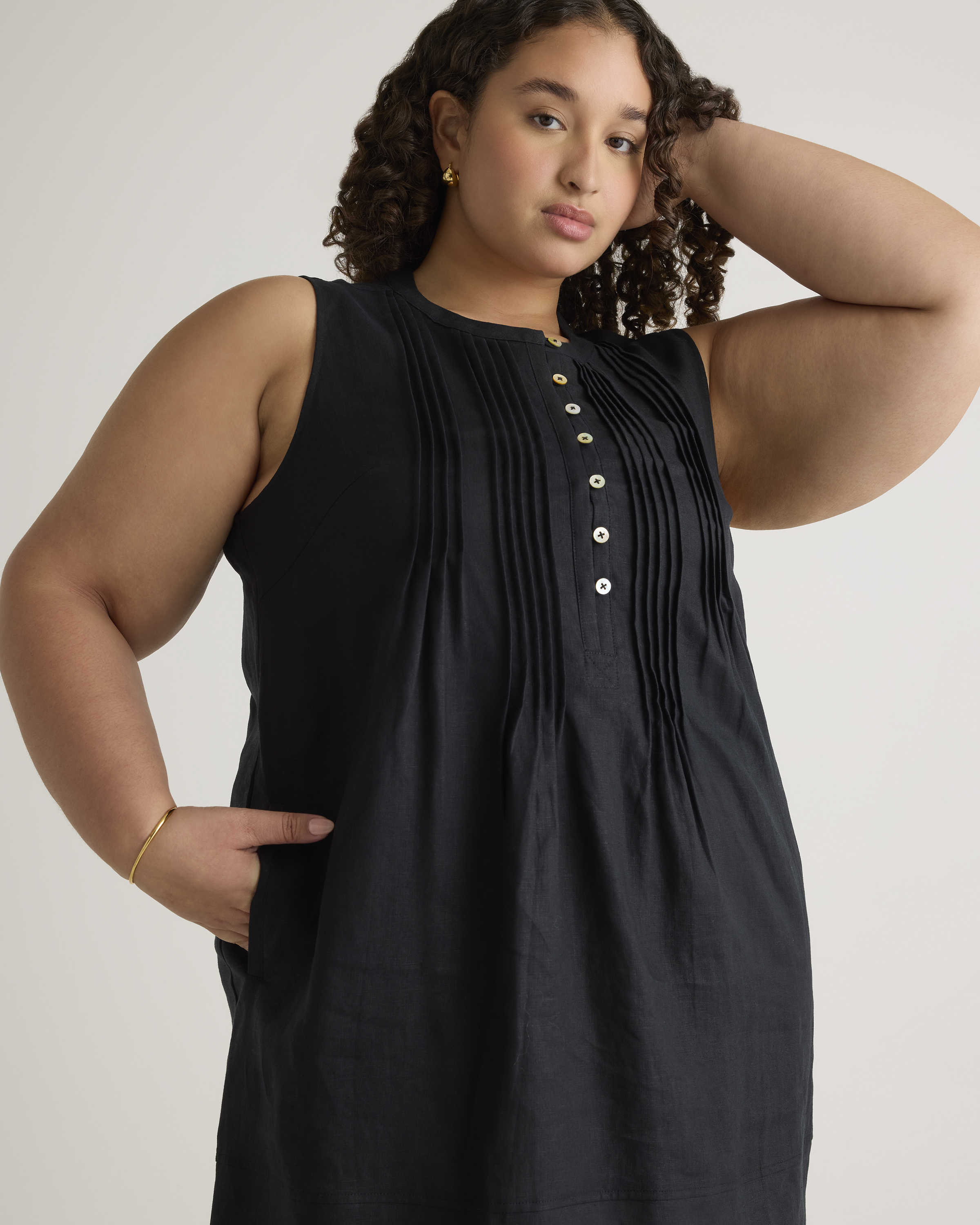 black swing dress plus size Witching Hour Swing Dress in Black – La Femme En Noir