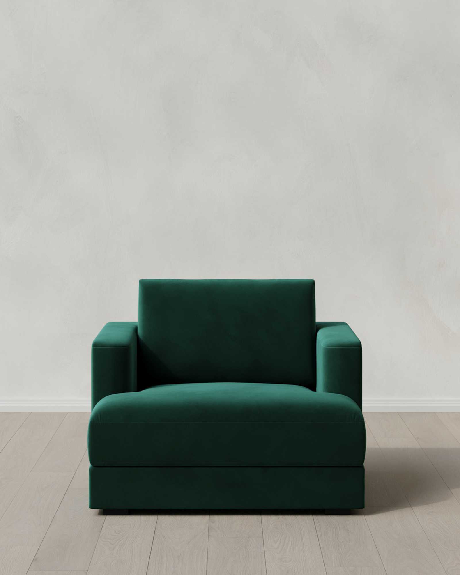 Sierra Accent Chair Performance Velvet Spruce