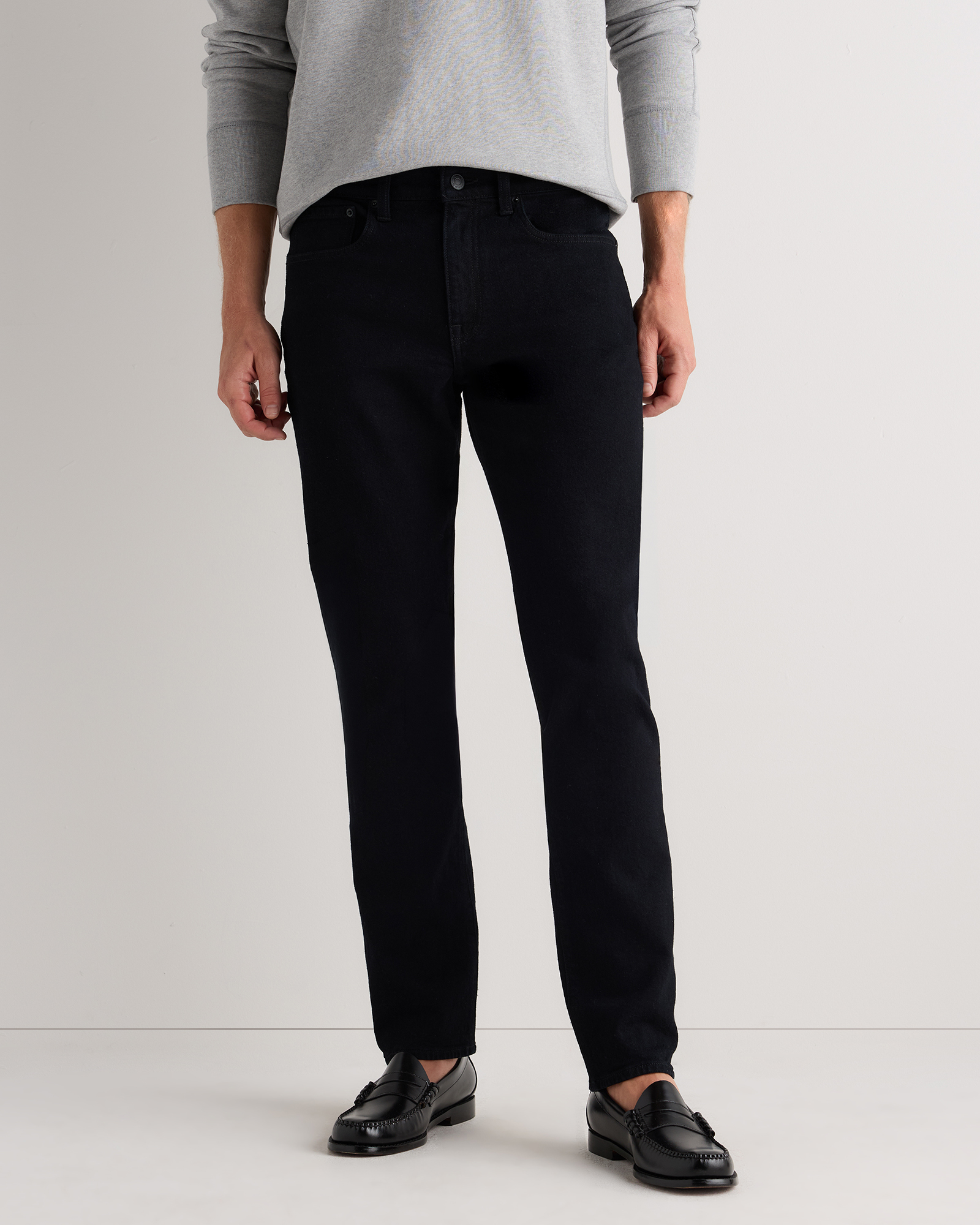 True Black Warren Stretch Slim Jeans