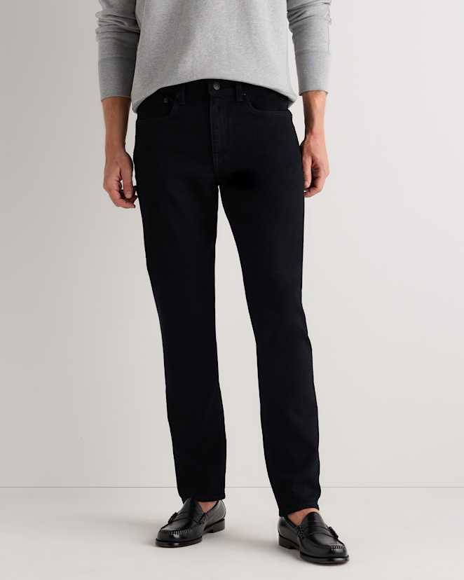 True Black Warren Stretch Slim Jeans