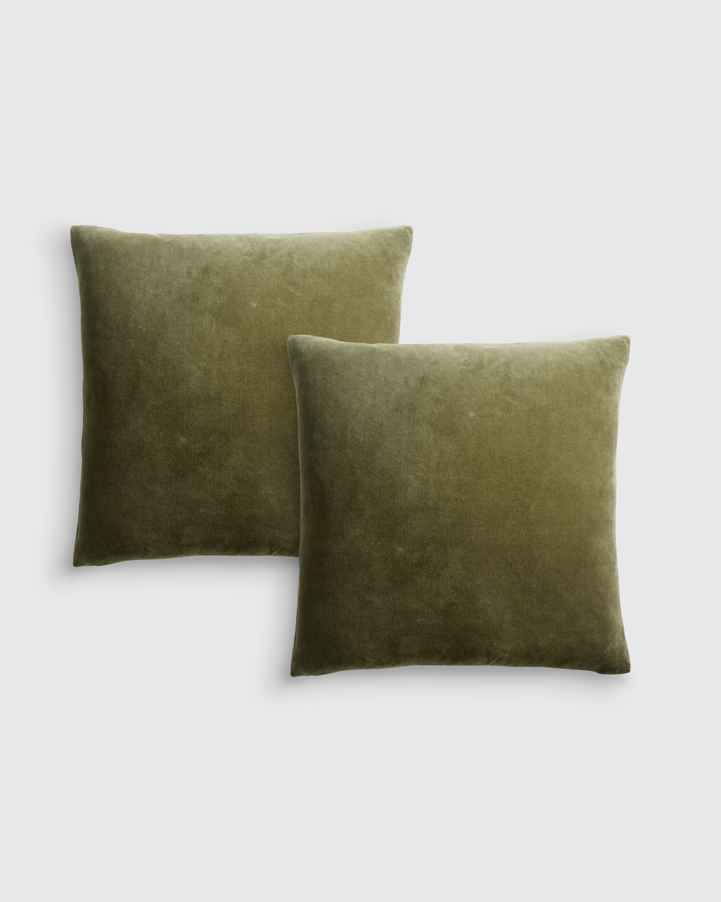 Classic Cotton Velvet Pillow Cover (Set of 2)