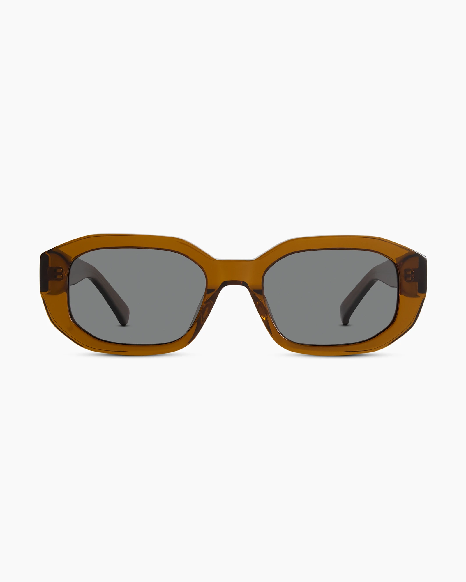 QUINCE Barbados Polarized Acetate Sunglasses Barbados Polarized Acetate Sunglasses in Black with Grey lens main image 2