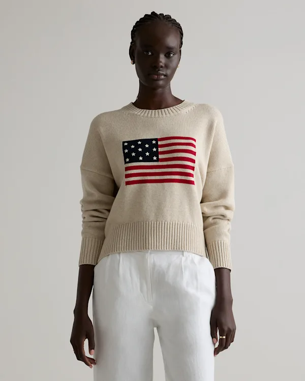 100% Organic Cotton Flag Sweater