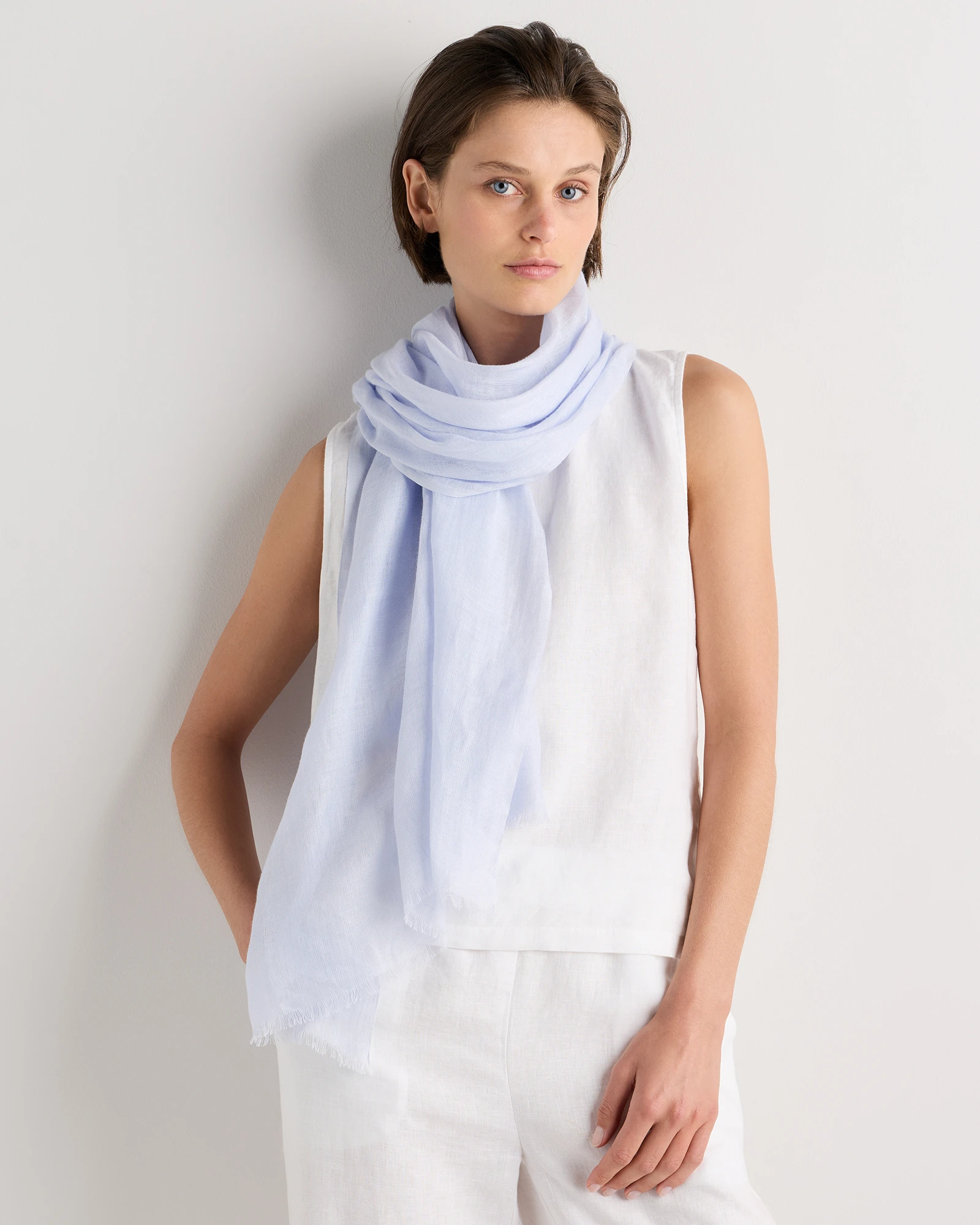 100% European Linen Scarf