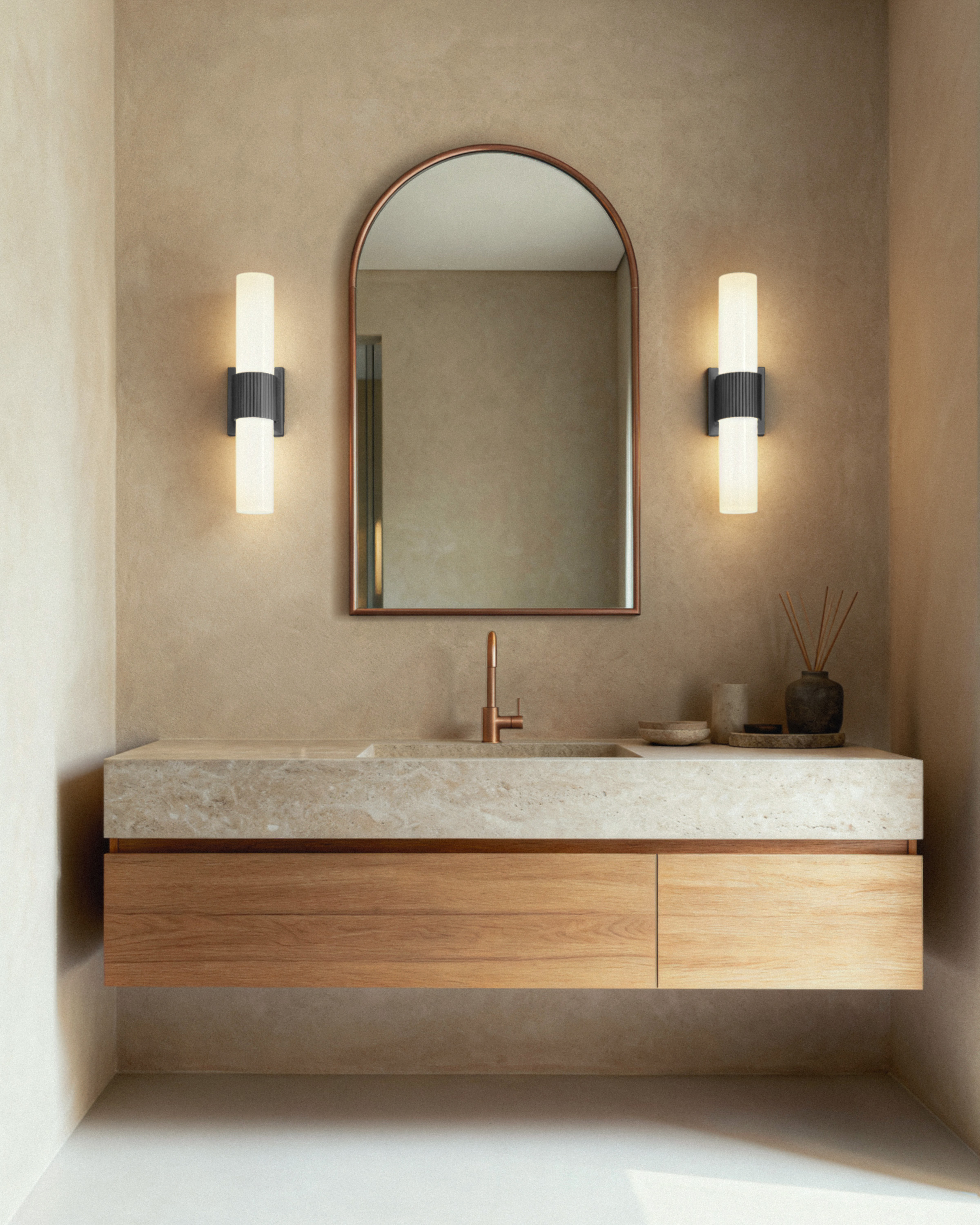Quince Glass Vanity Sconce - Thumbnail 2