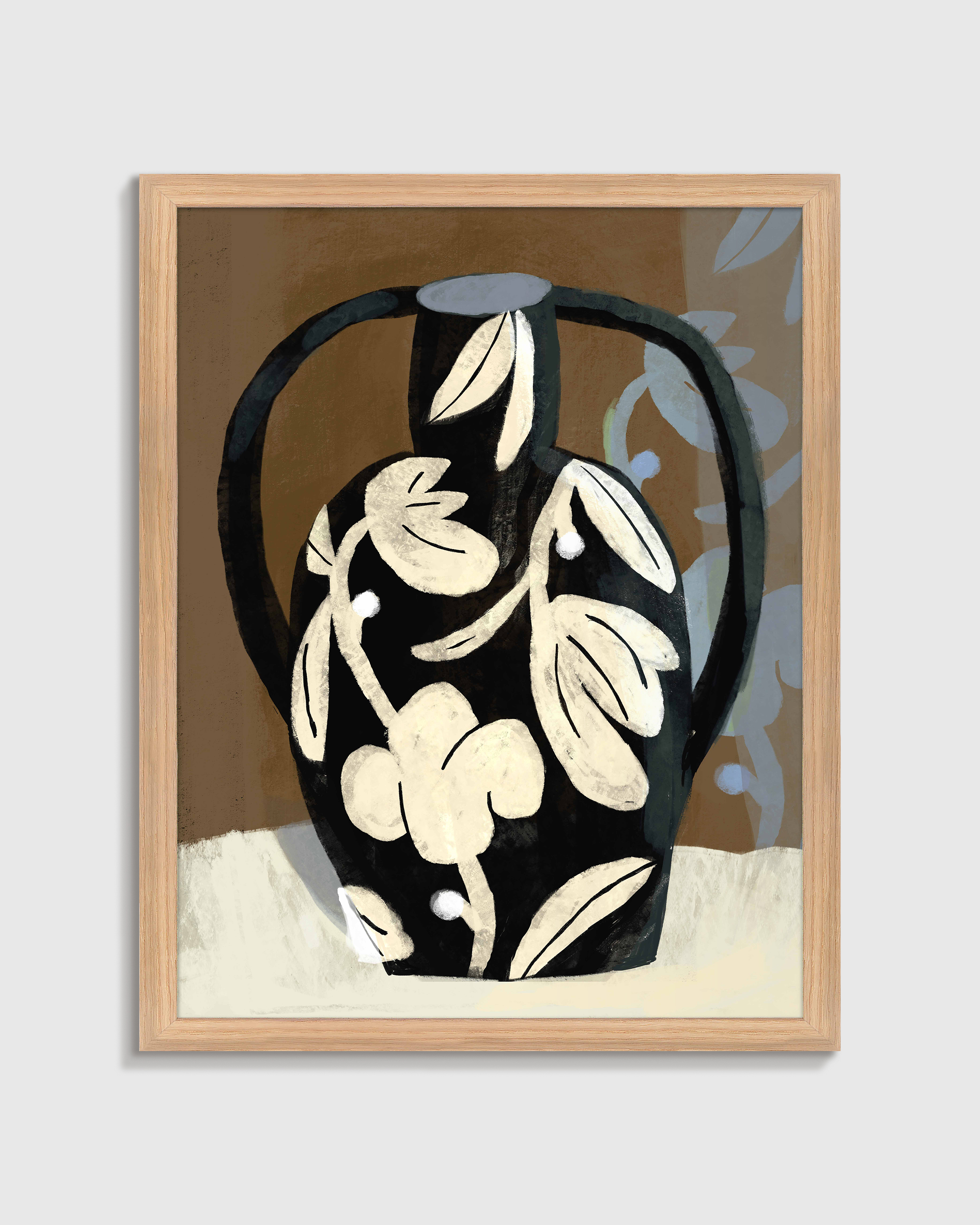 Oak Ornamental Vase by Marco Marella