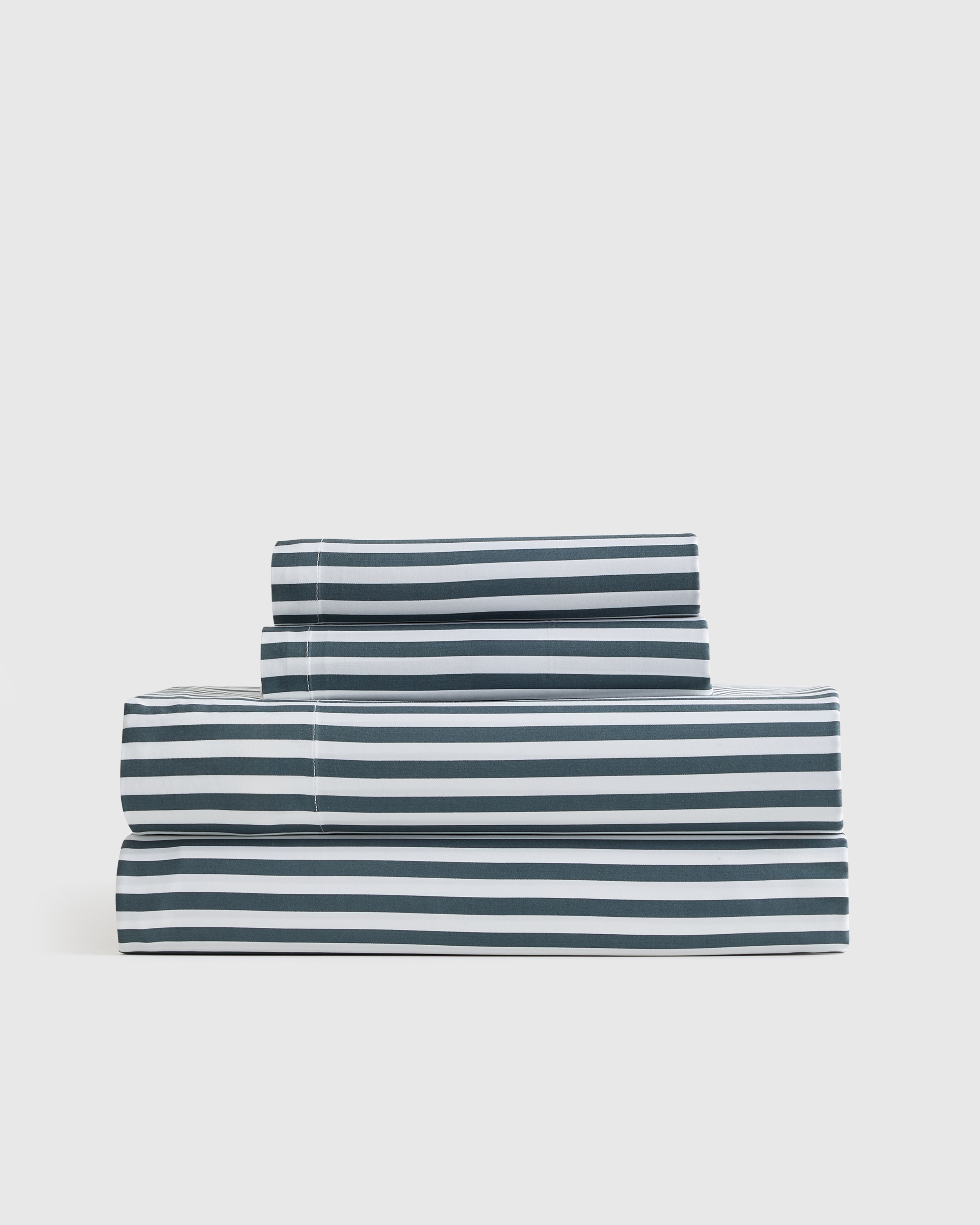 Tailored Stripe Nightfall Bamboo Sheet Set