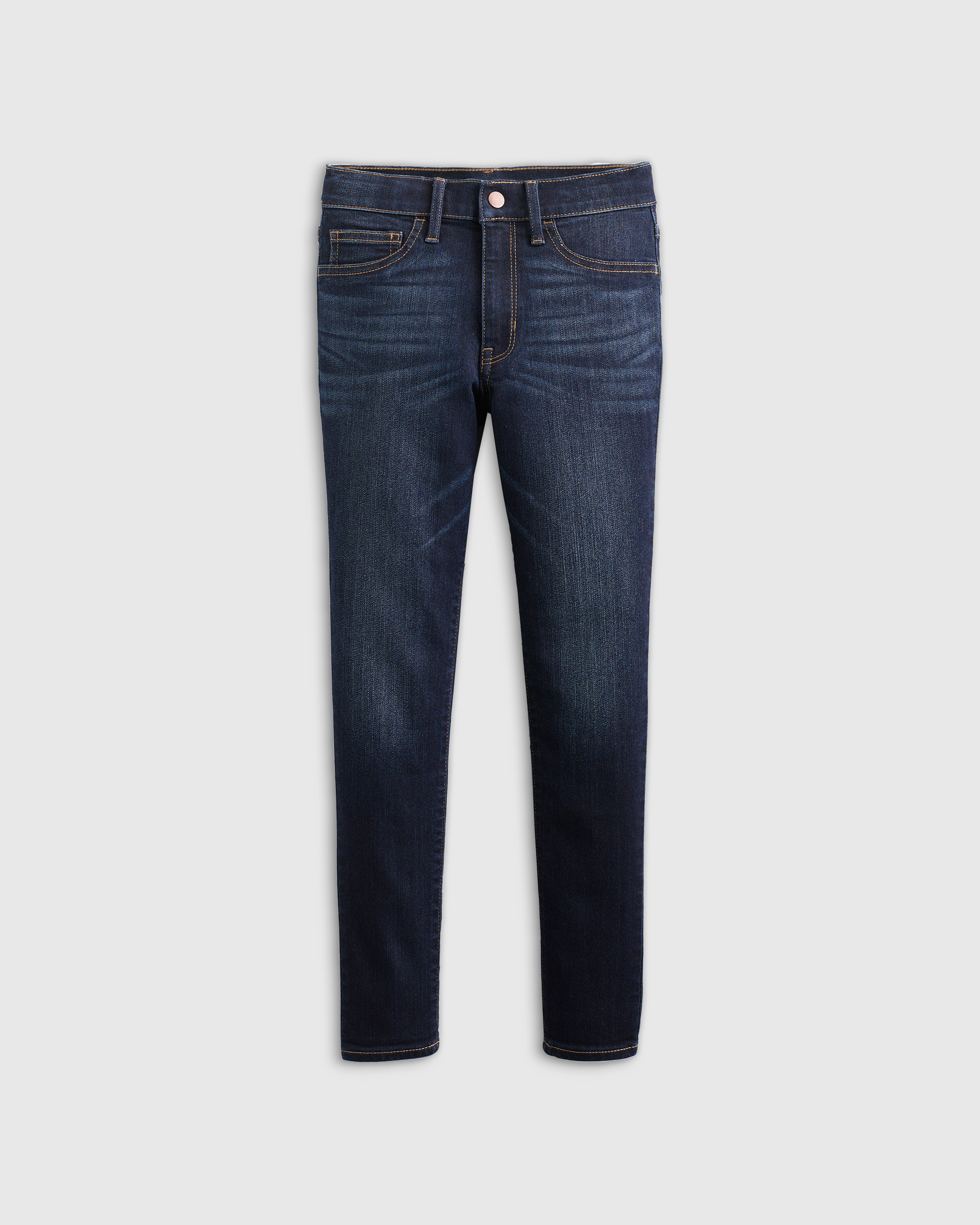 Dark Rinse Wash Girls EcoStretch Super Skinny Jeans