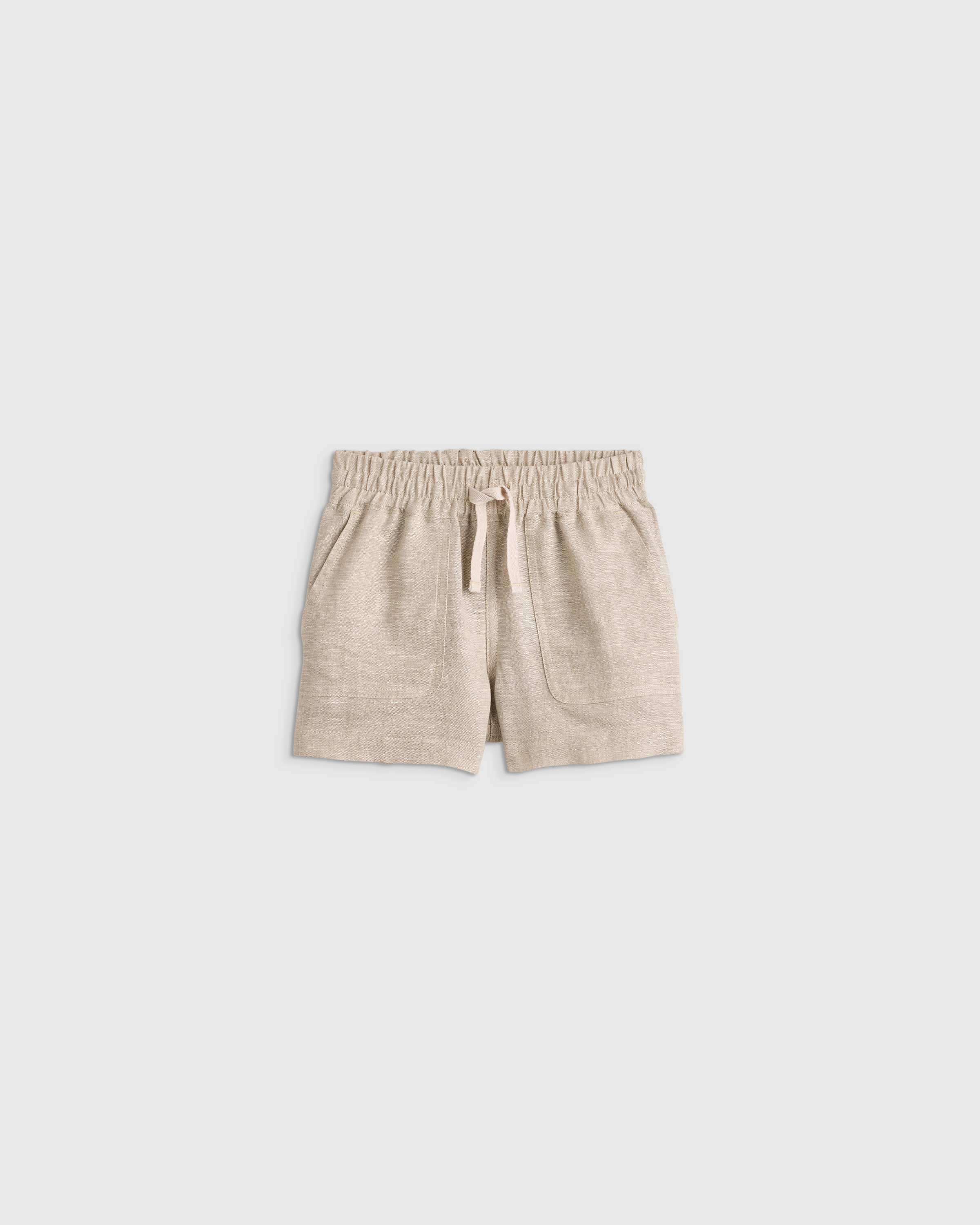 Flax 100% European Linen Drawstring Shorts