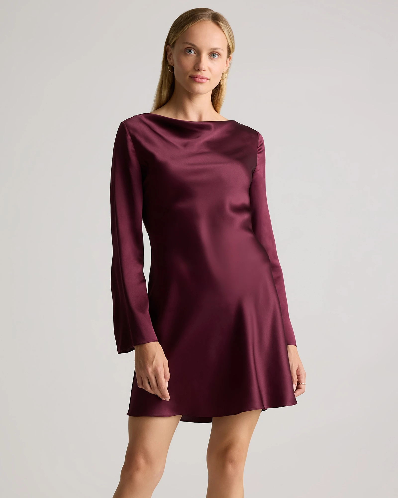 basic silk dress Rochelle Silk Midi Dress 100% Luxury Silk