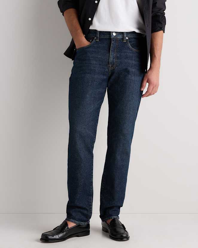 Vintage Indigo Warren Stretch Athletic Tapered Jeans