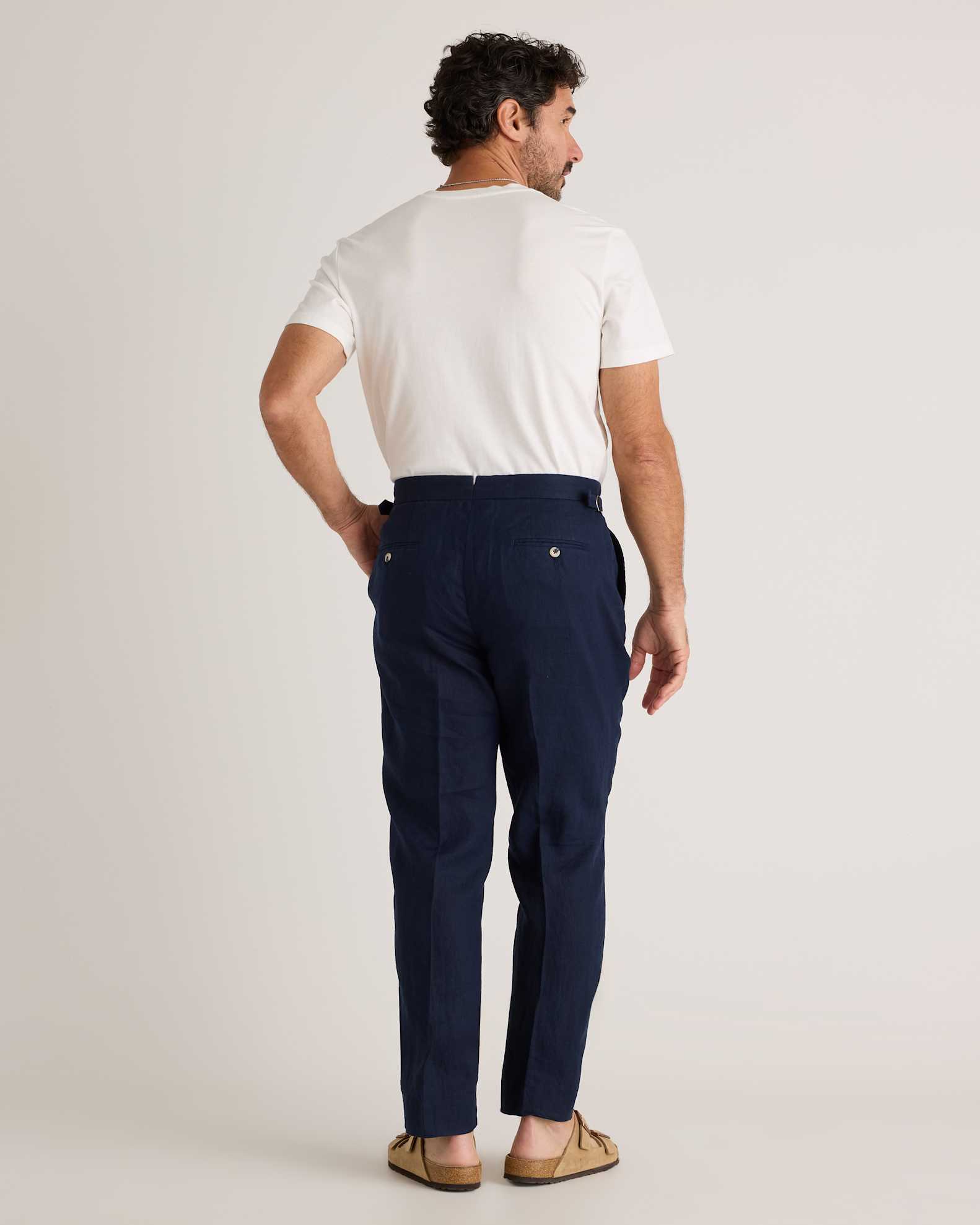 Men's 100% European Linen Dress Pants Men's 100% European Linen Dress Pants