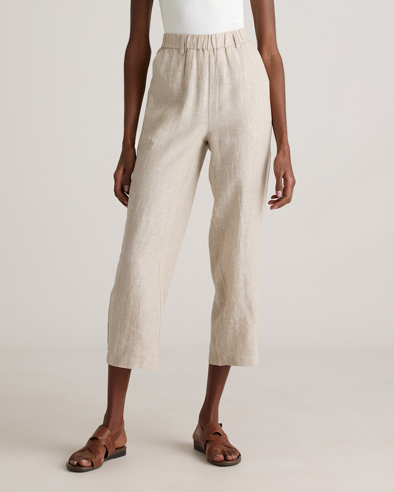 Quince 100% European Linen Pants in flax
