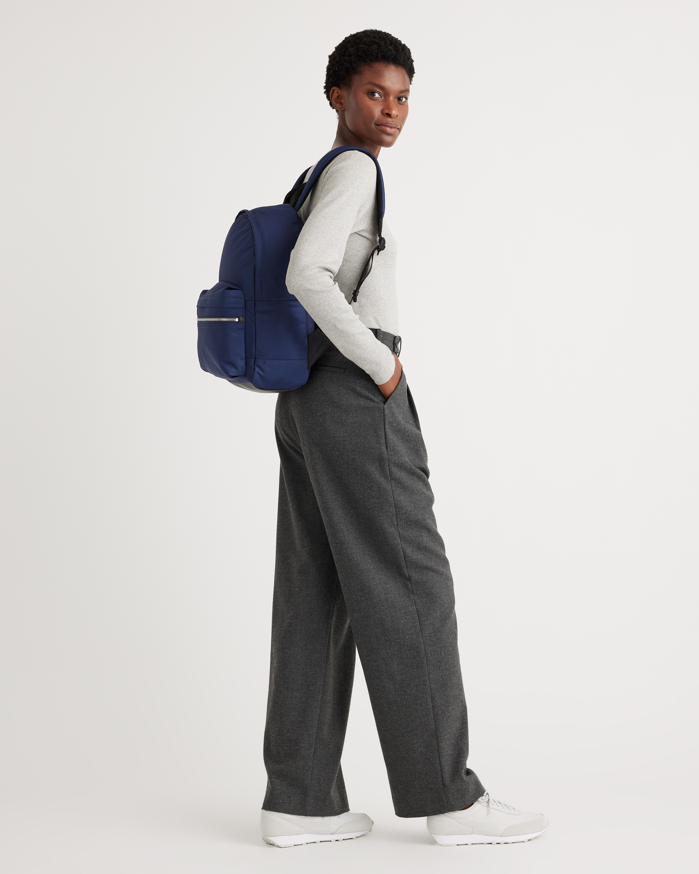 Revive Nylon Backpack in Navy