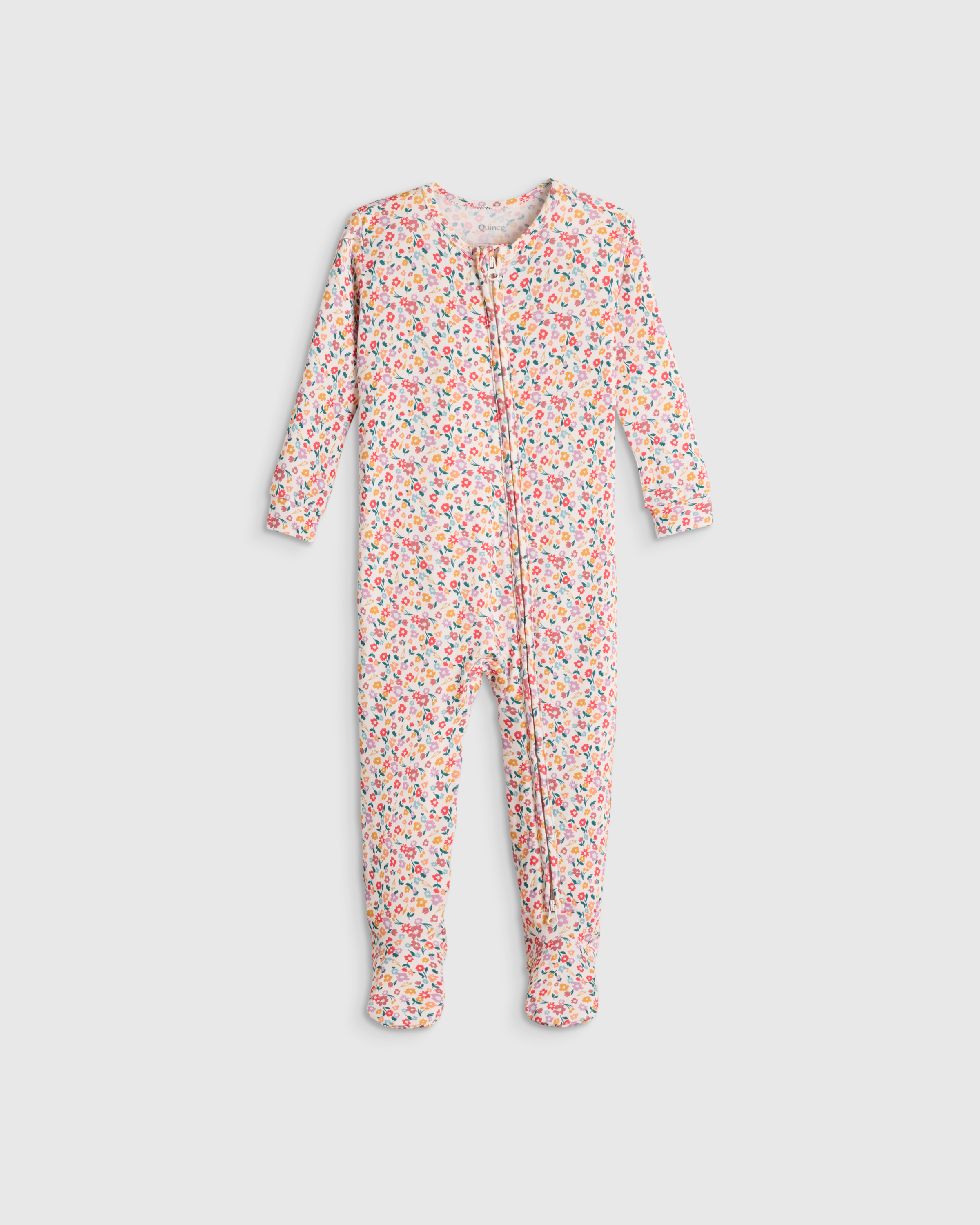 Ditsy Floral Bamboo Footie Pajama