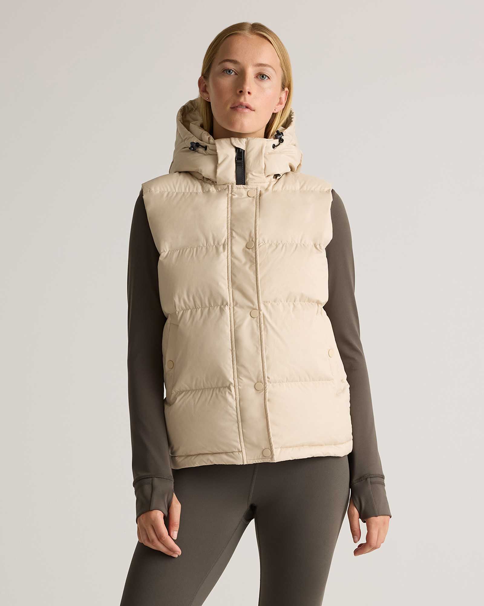Oatmilk Responsible Down Puffer Vest