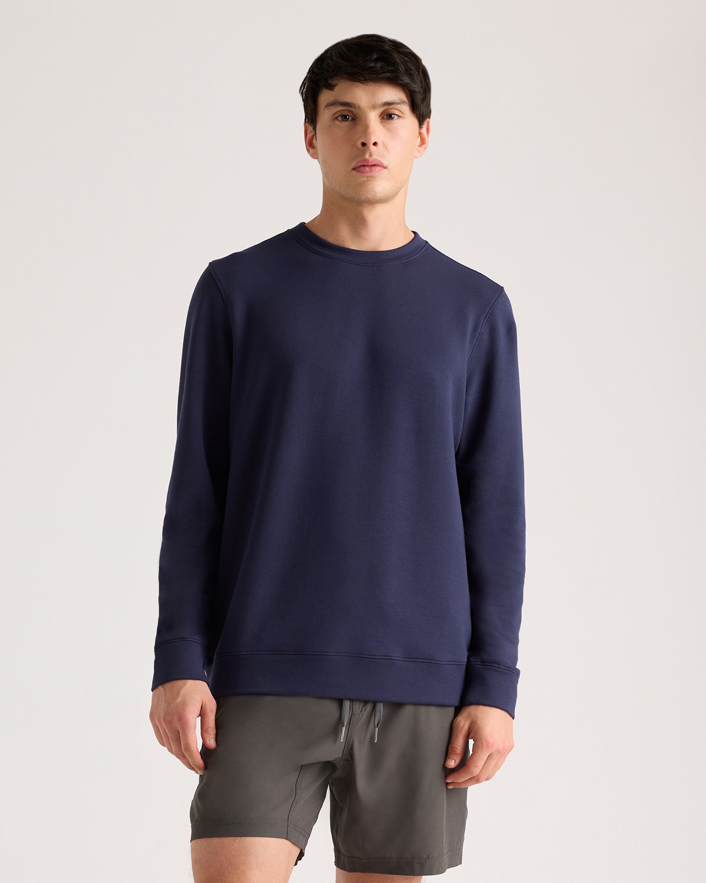 Navy Supersoft Fleece Crew