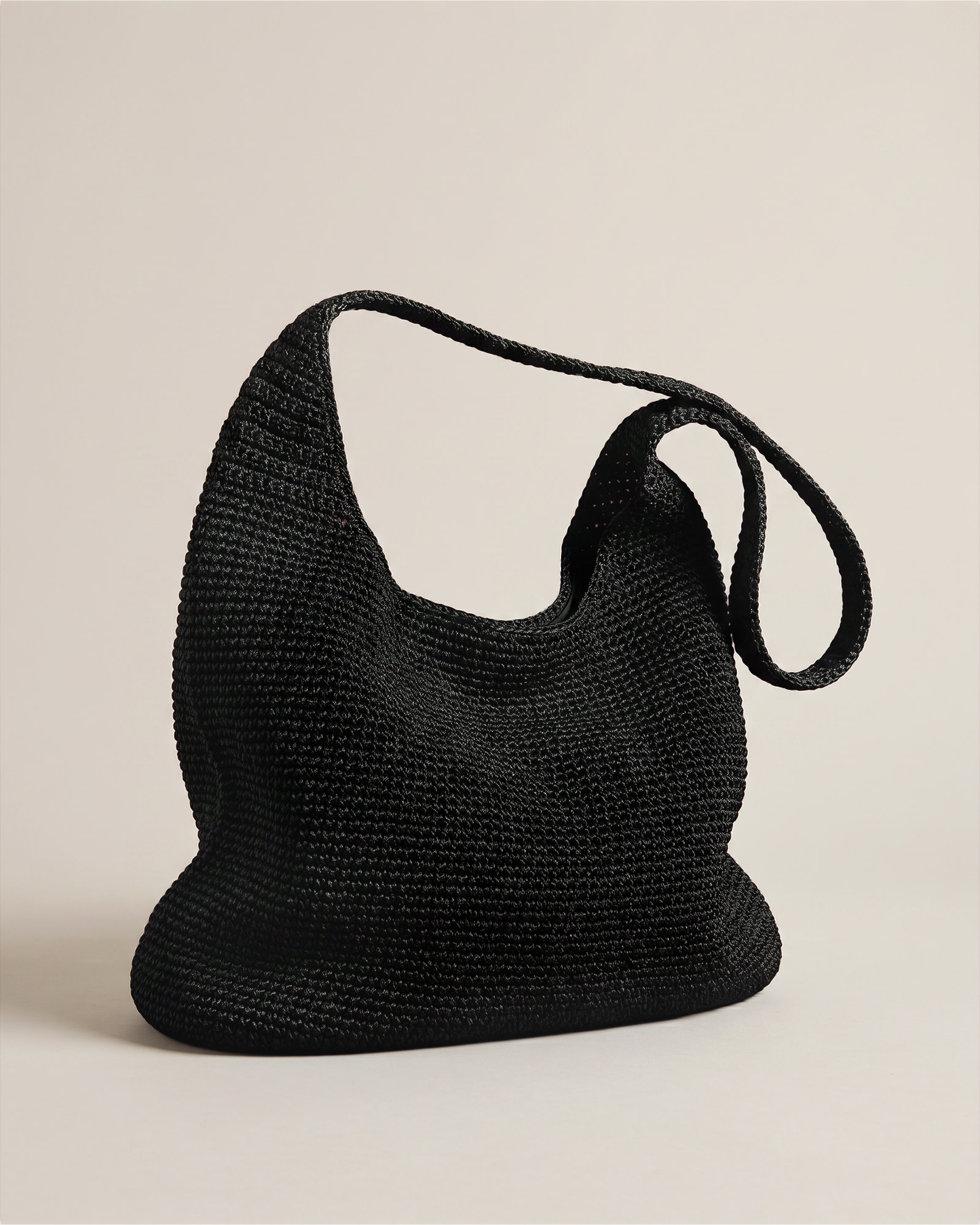 Hand Crochet Hobo Shoulder Bag 1