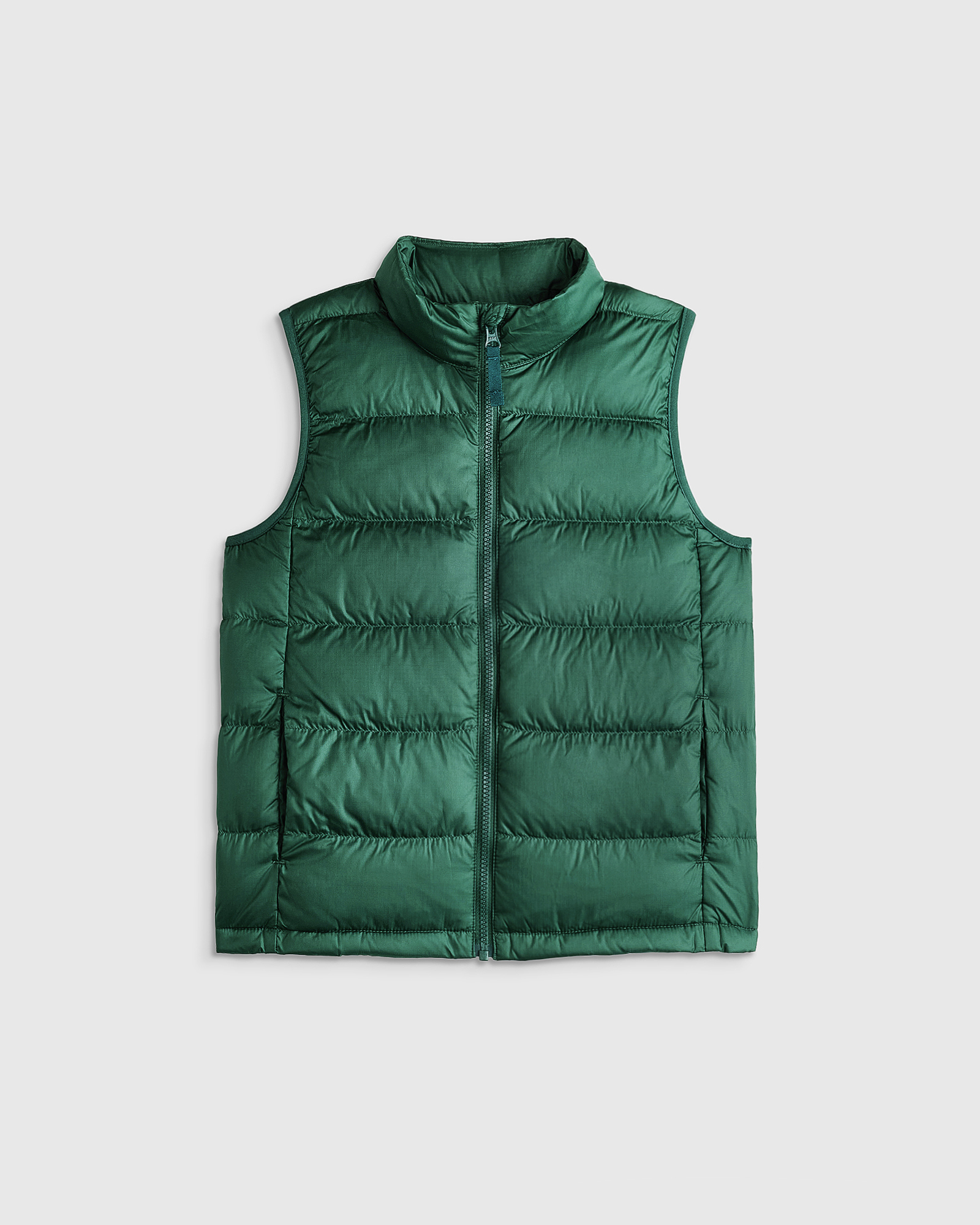 Dark Green Lightweight Down Puffer Vest