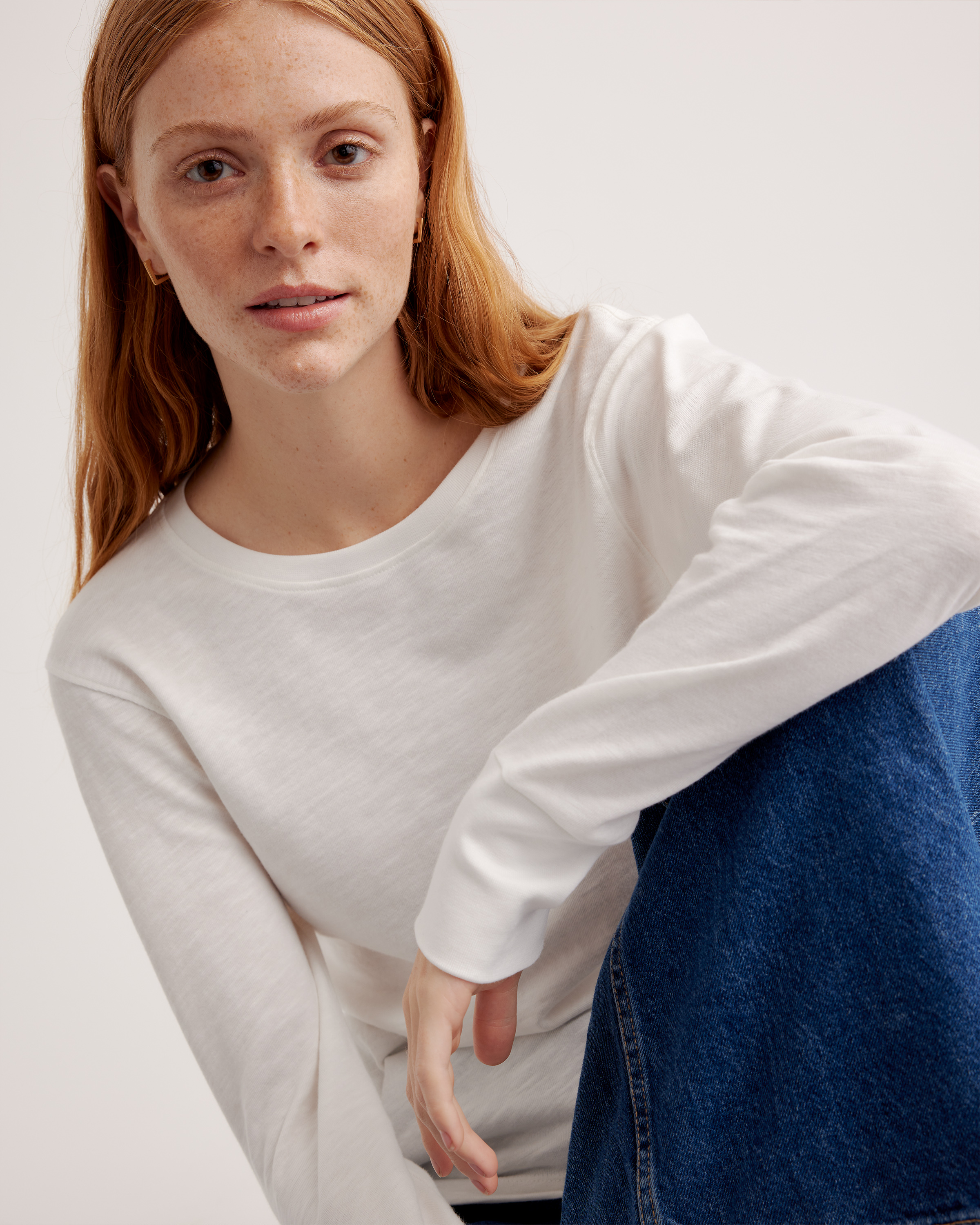 100% Organic Cotton Slub Long Sleeve Tee 3 Pack Bundle