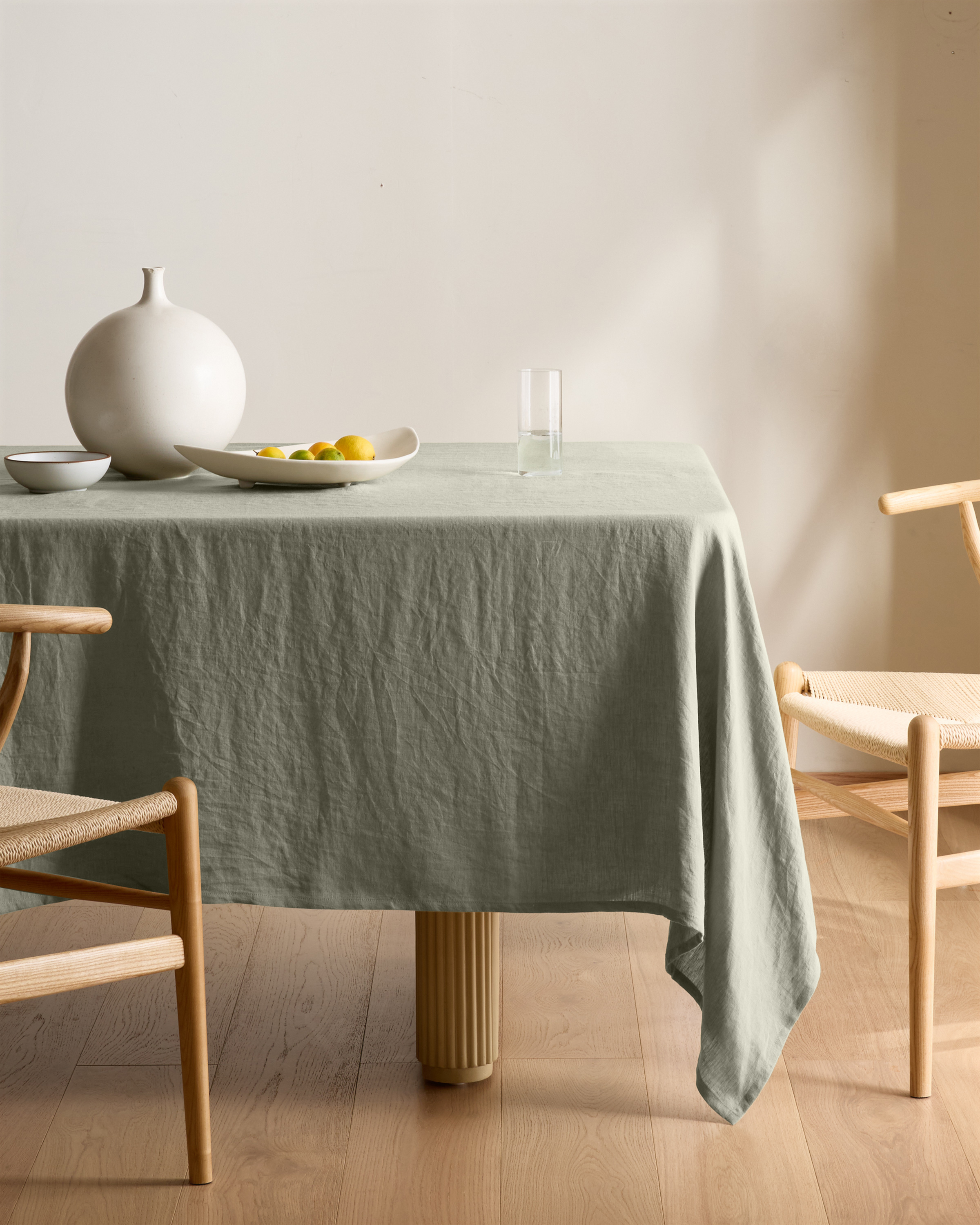 Willowleaf European Linen Tablecloth