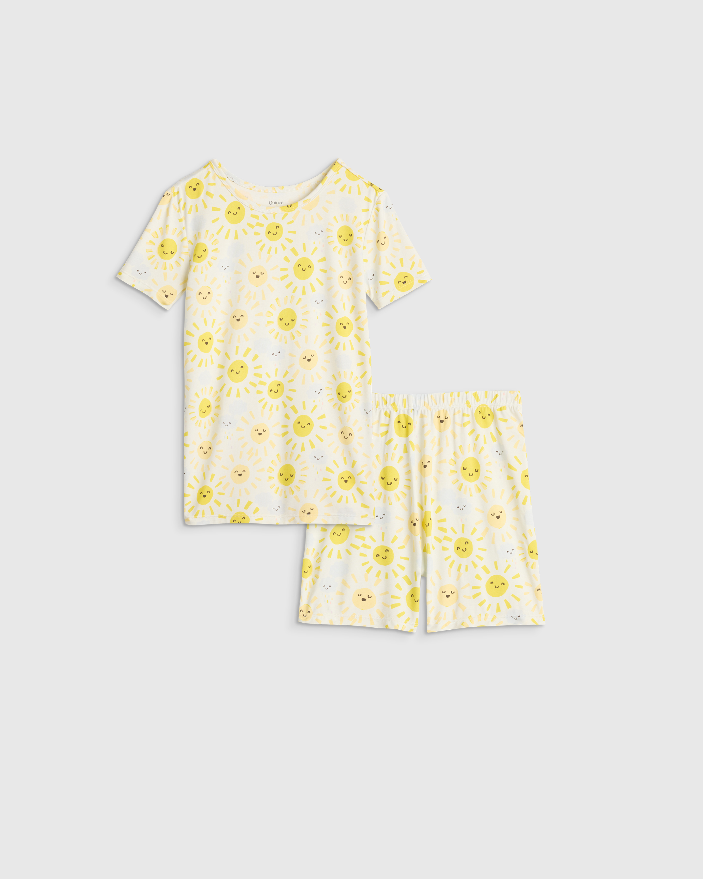 Sunshine Bamboo Short Sleeve and Shorts Pajama Set