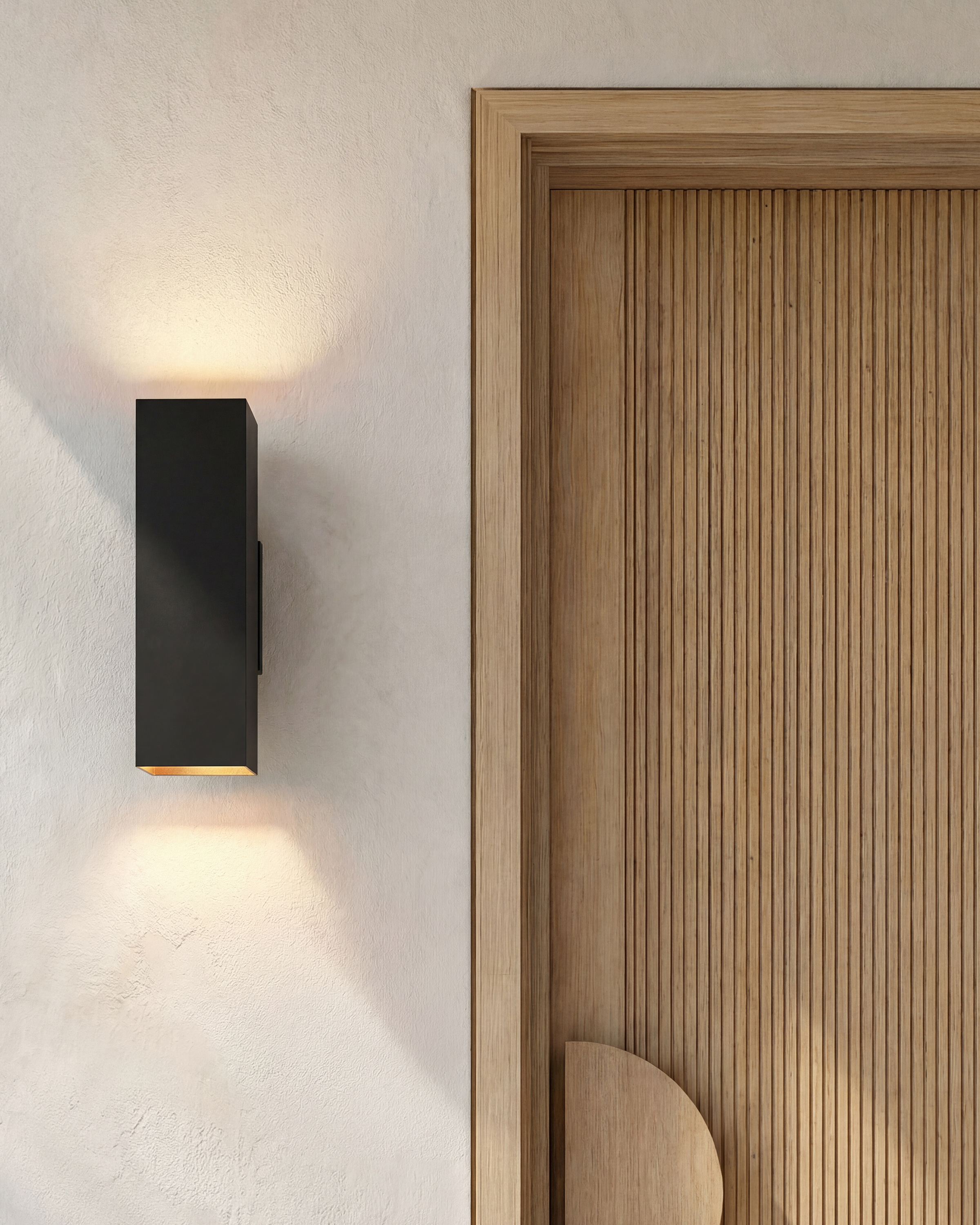 Outdoor Rectangle Wall Sconce - thumbnail 2