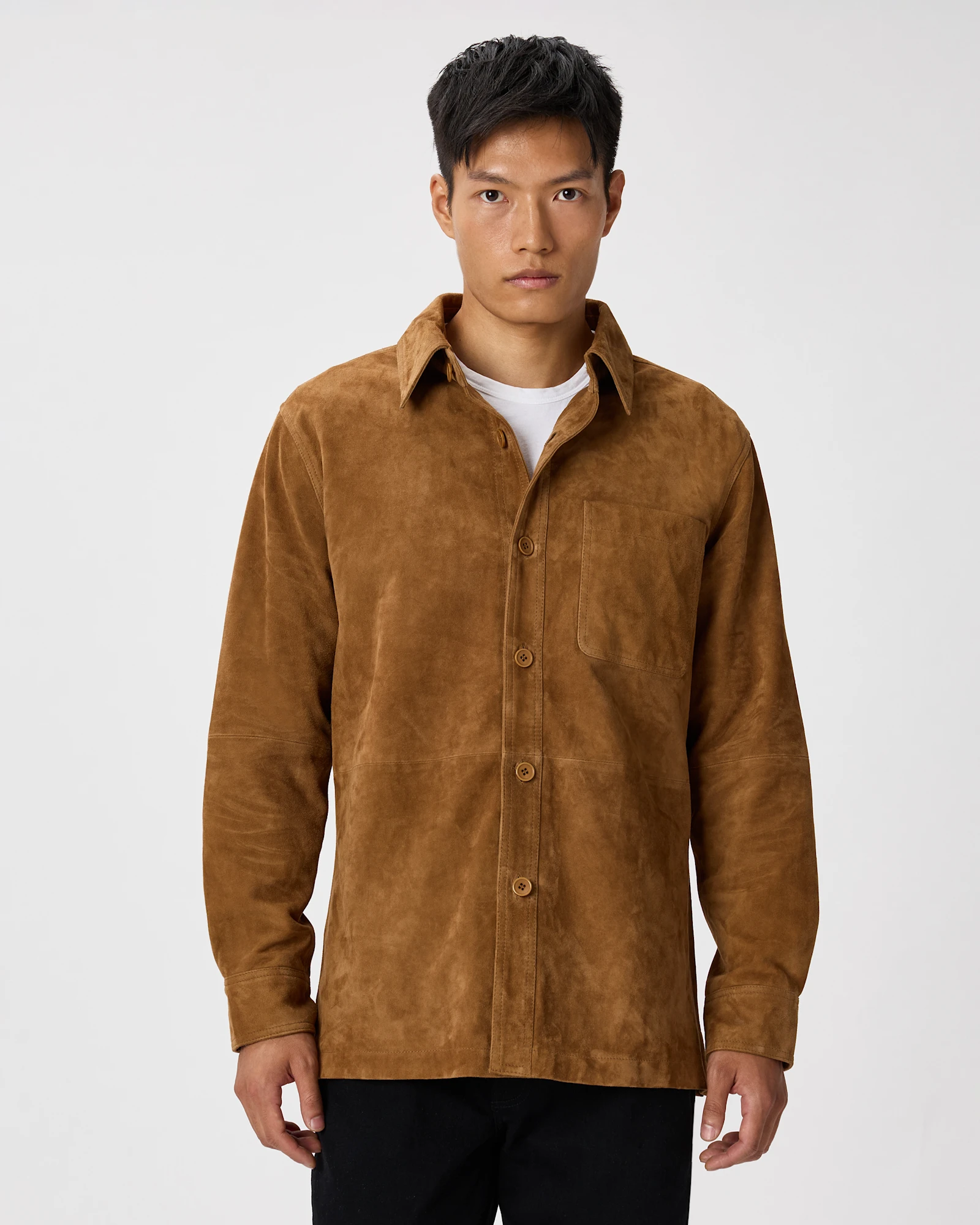 100% Suede Overshirt