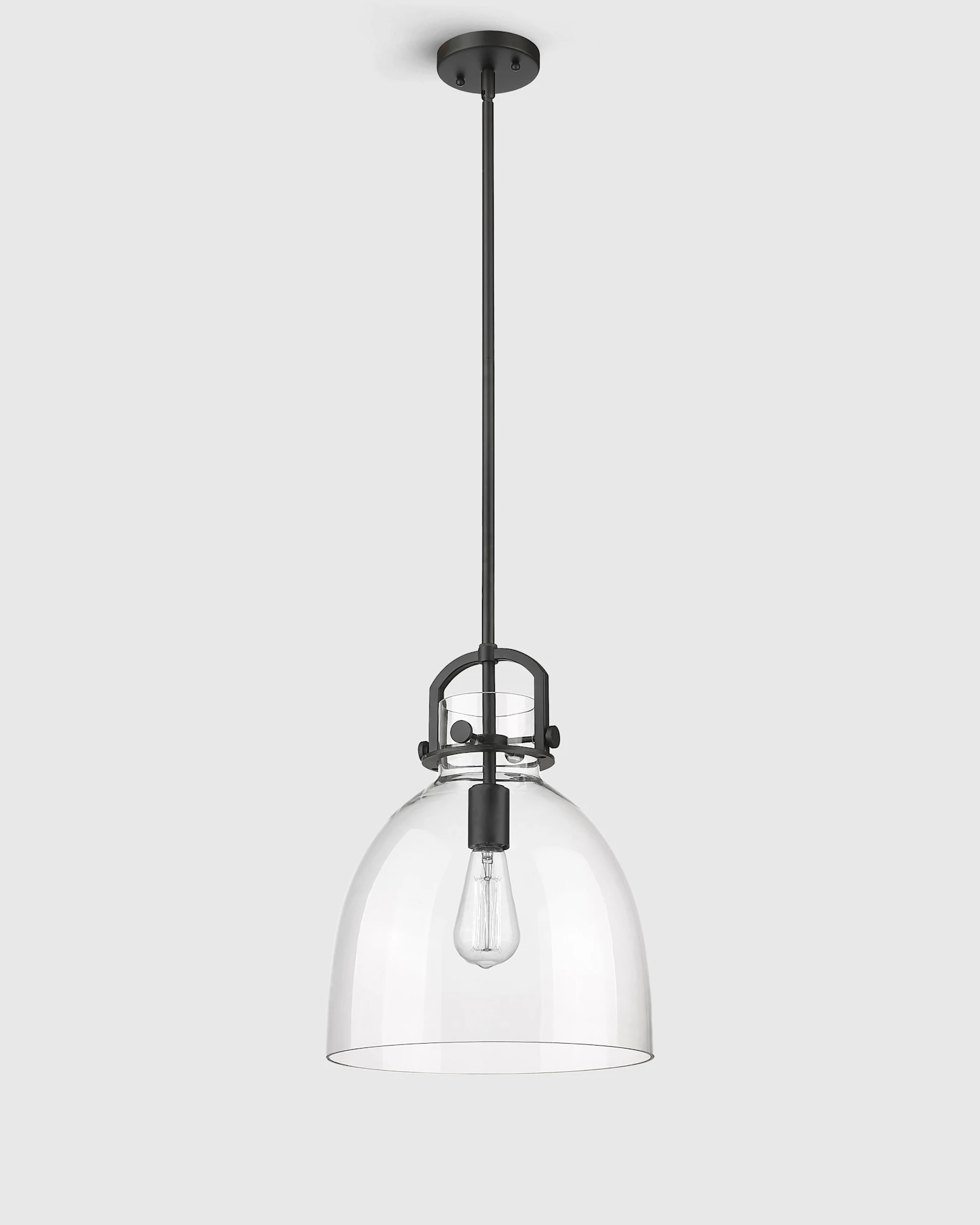 Minimalist Glass Bell Pendant Light