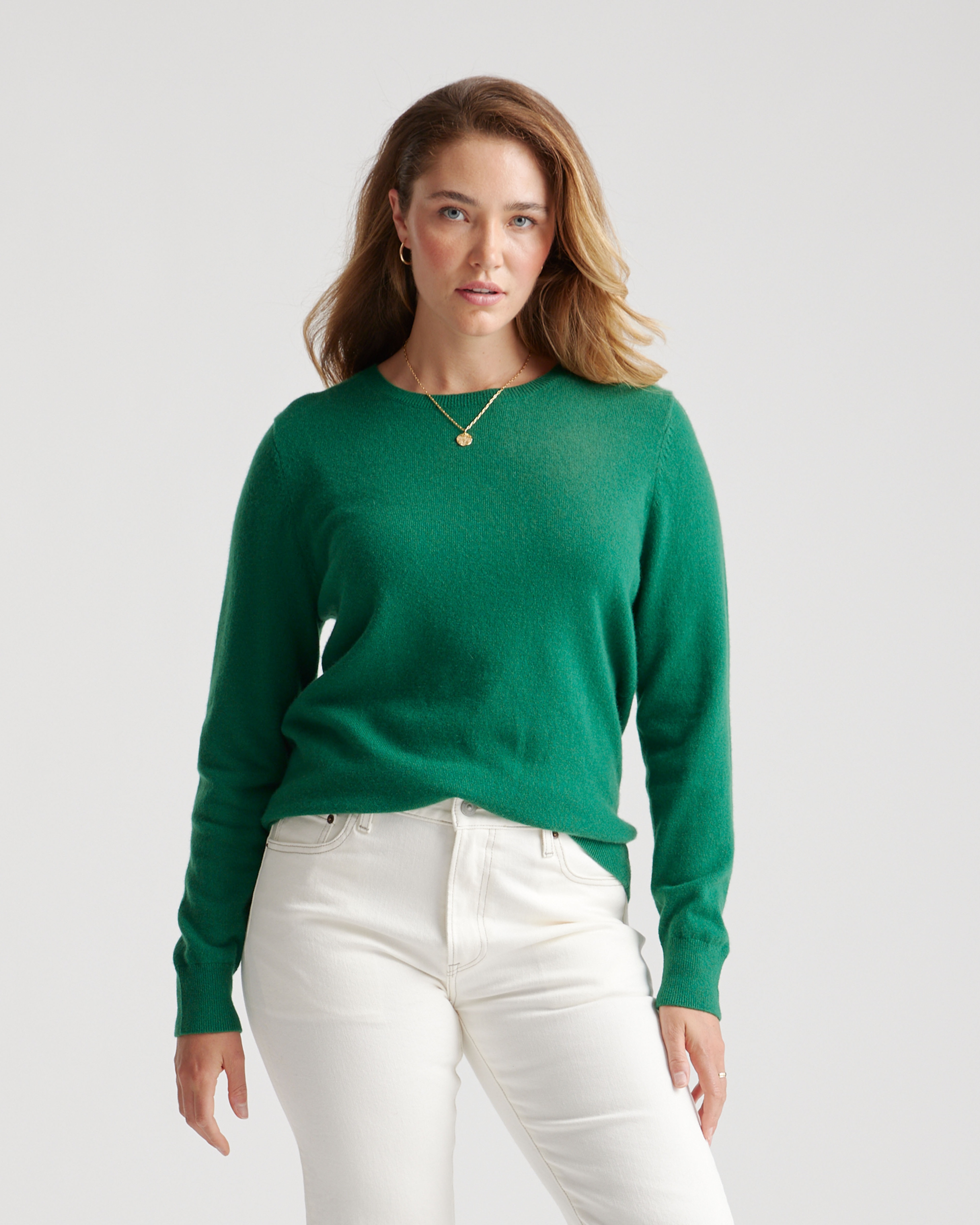 Mongolian Cashmere Crewneck Sweater Twix