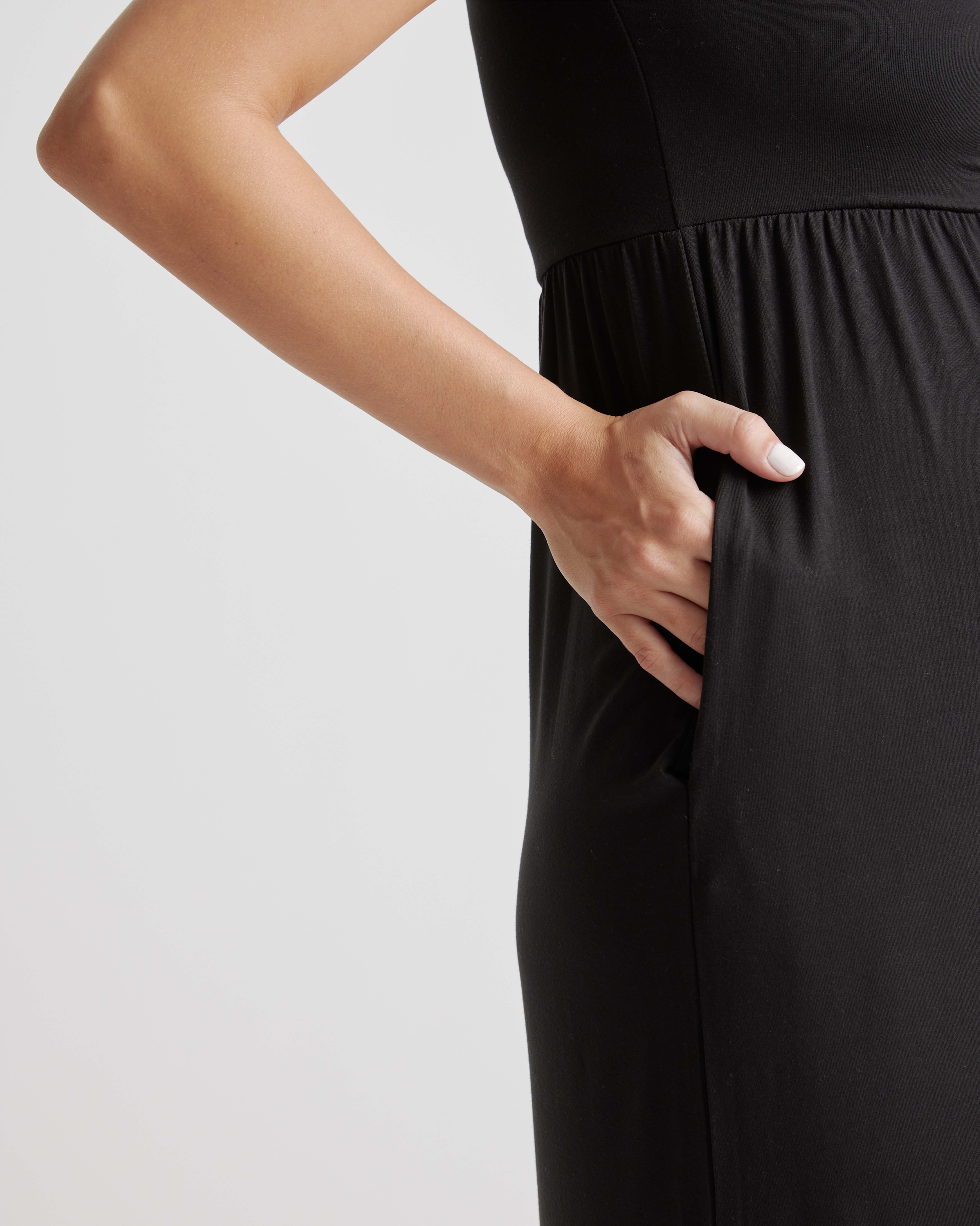 jersey dress knee length Cotton Shirt Dress with Short Kimono Sleeves hazel / 6 main image 0