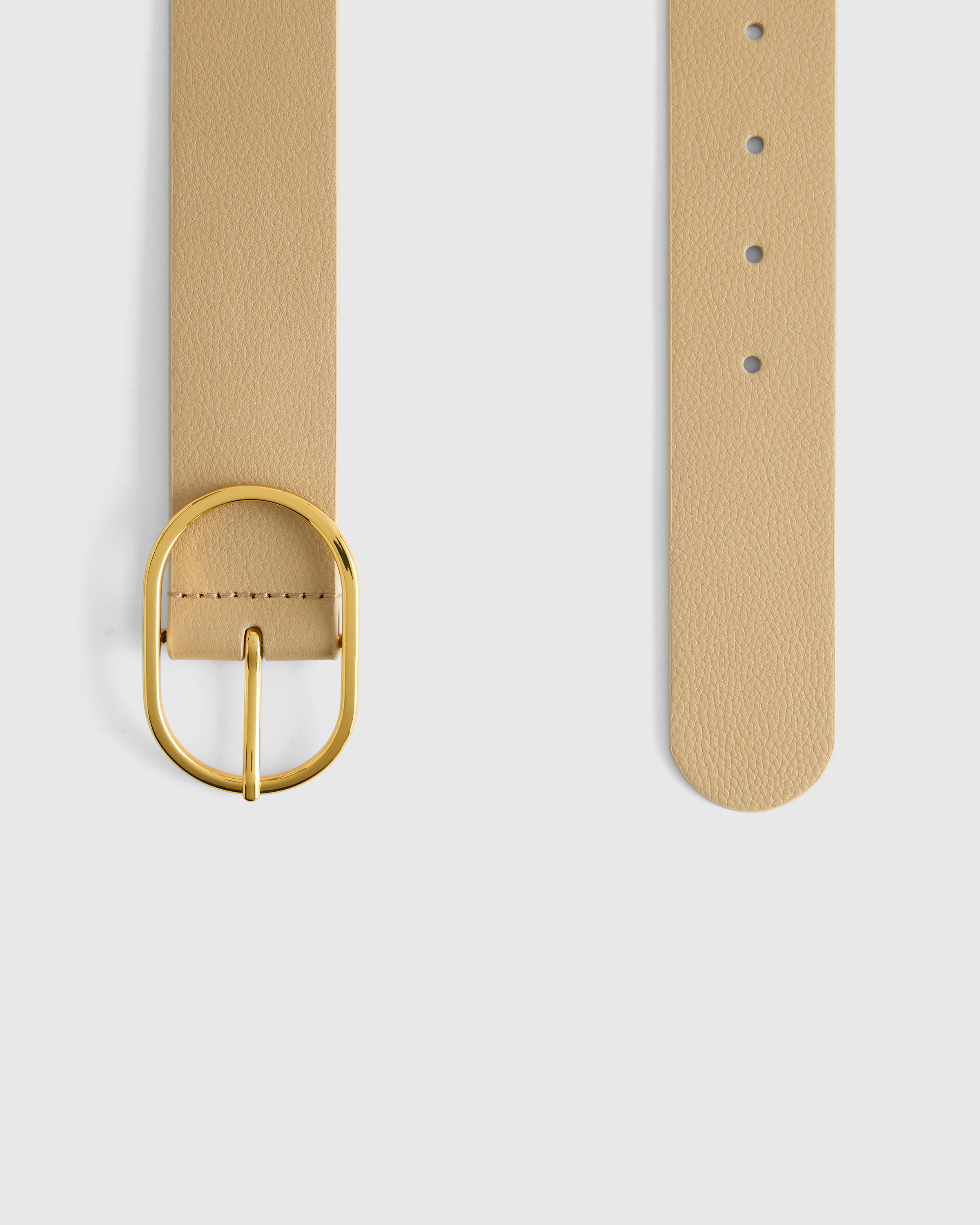 Cleo Oval European Leather Belt display picture 2