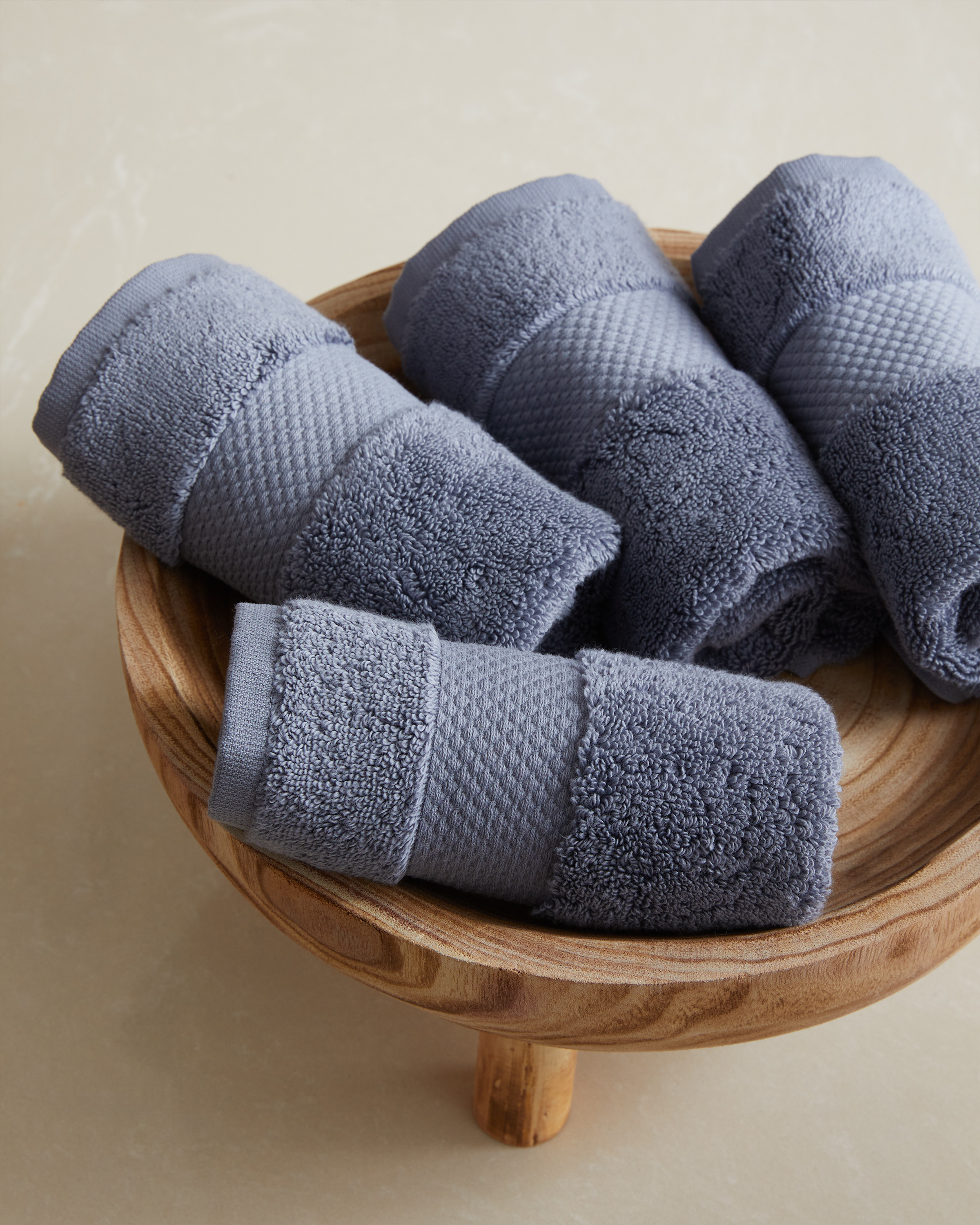 Turkish Ultra Plush Washcloth (Set of 4) - Mineral
