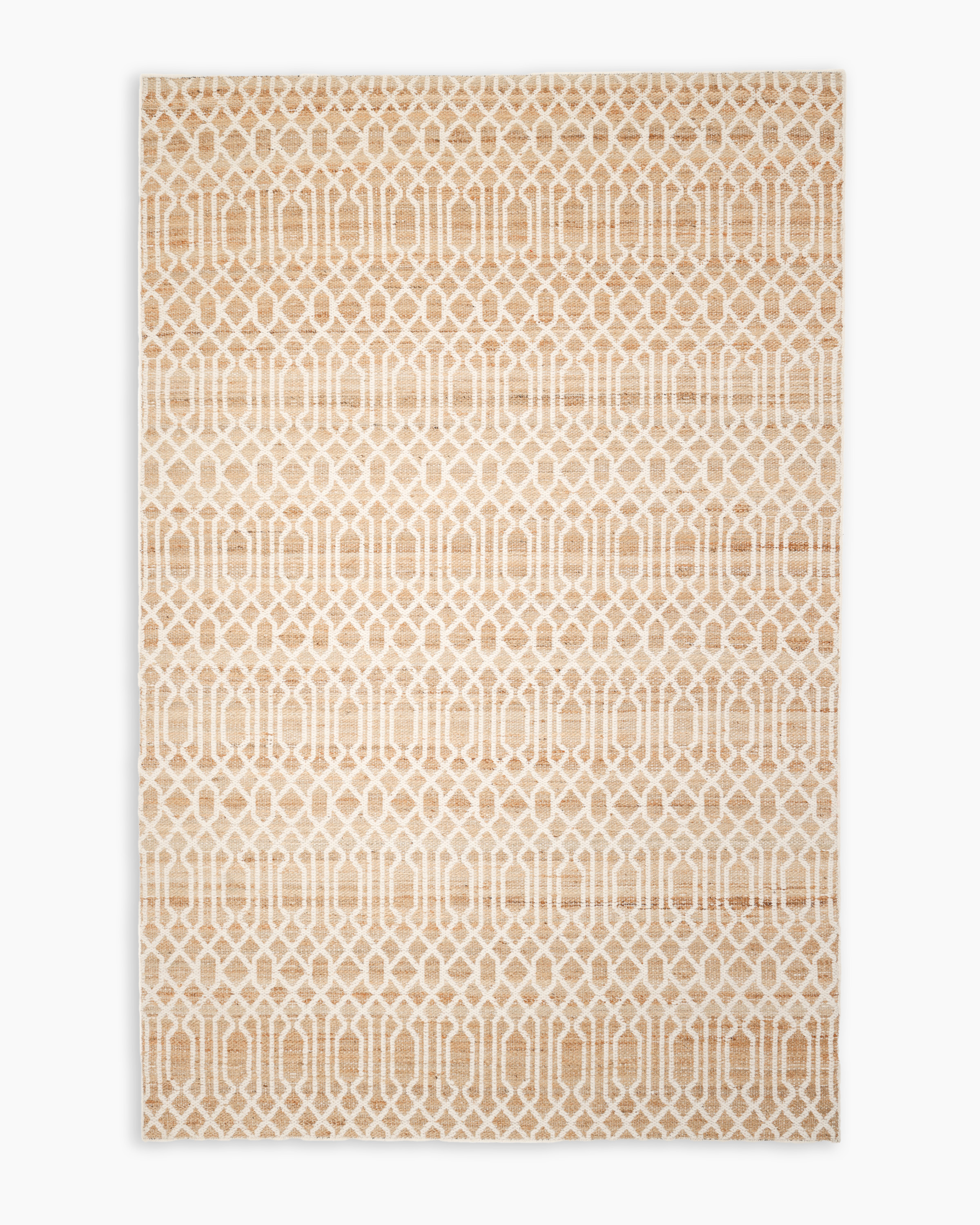 Ivory Birch Handwoven Jute-Blend Rug
