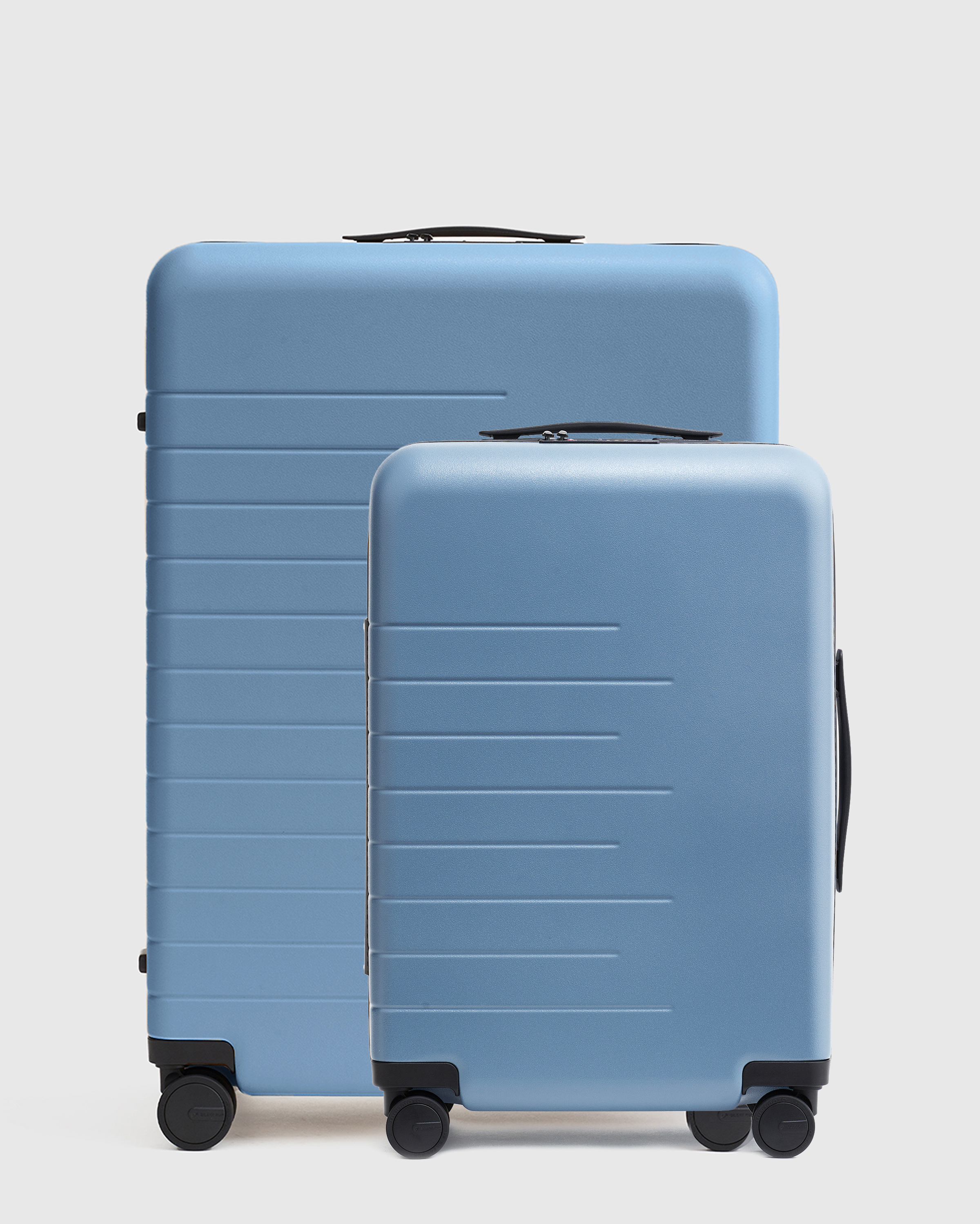 Quince Carry-on & Large Check-in Suitcase Bundle In Blue
