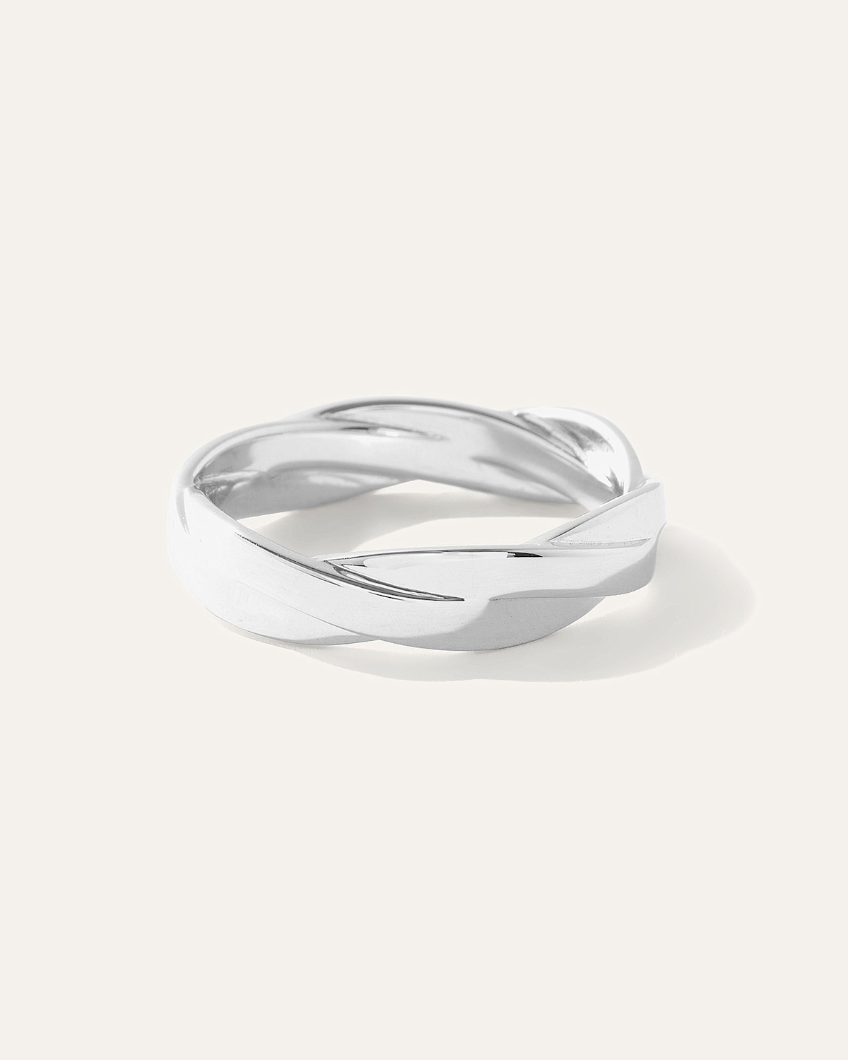 QUINCE Silver Twisted Cable Band