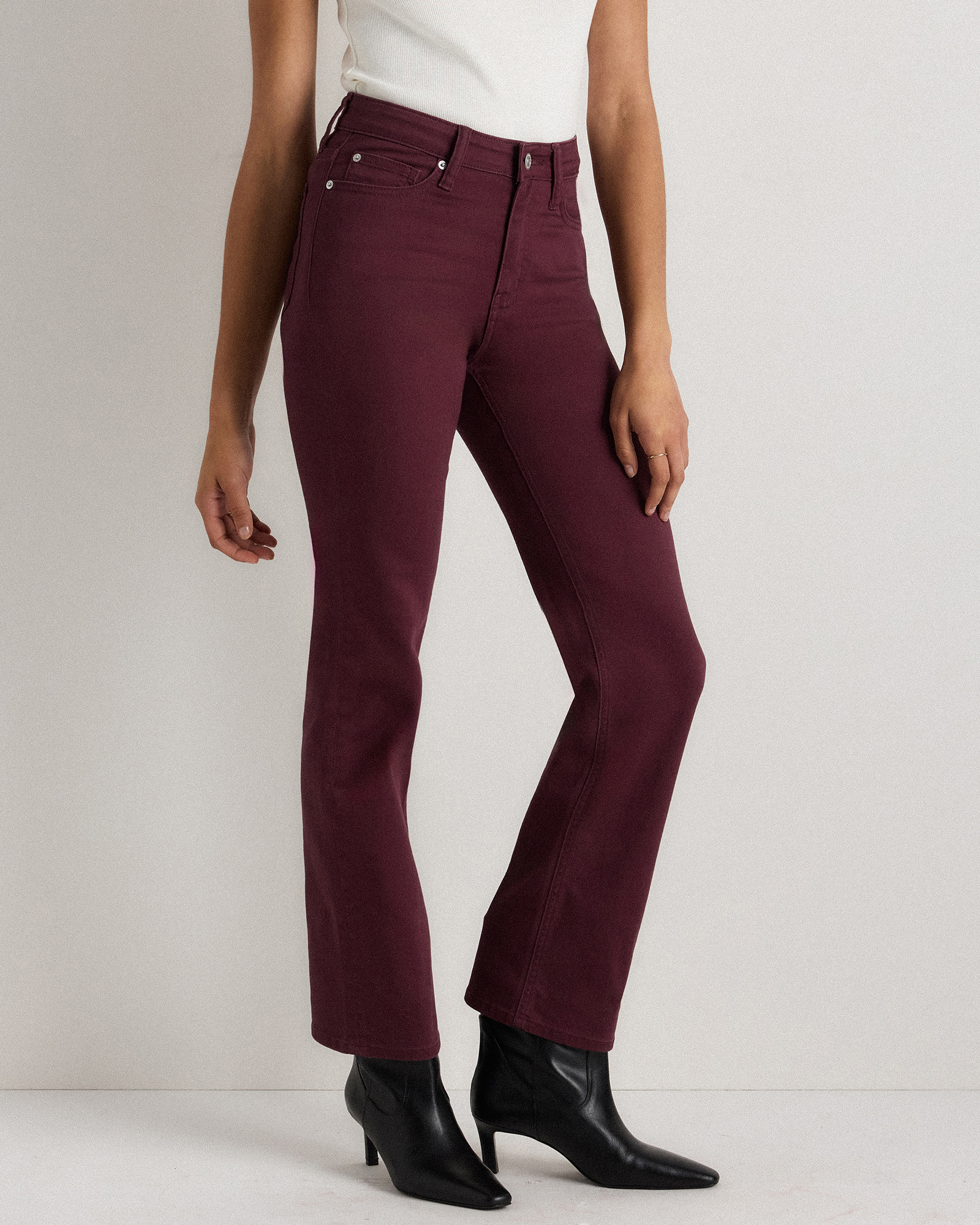 Wine Tasting Red Bella Stretch Straight Jeans
