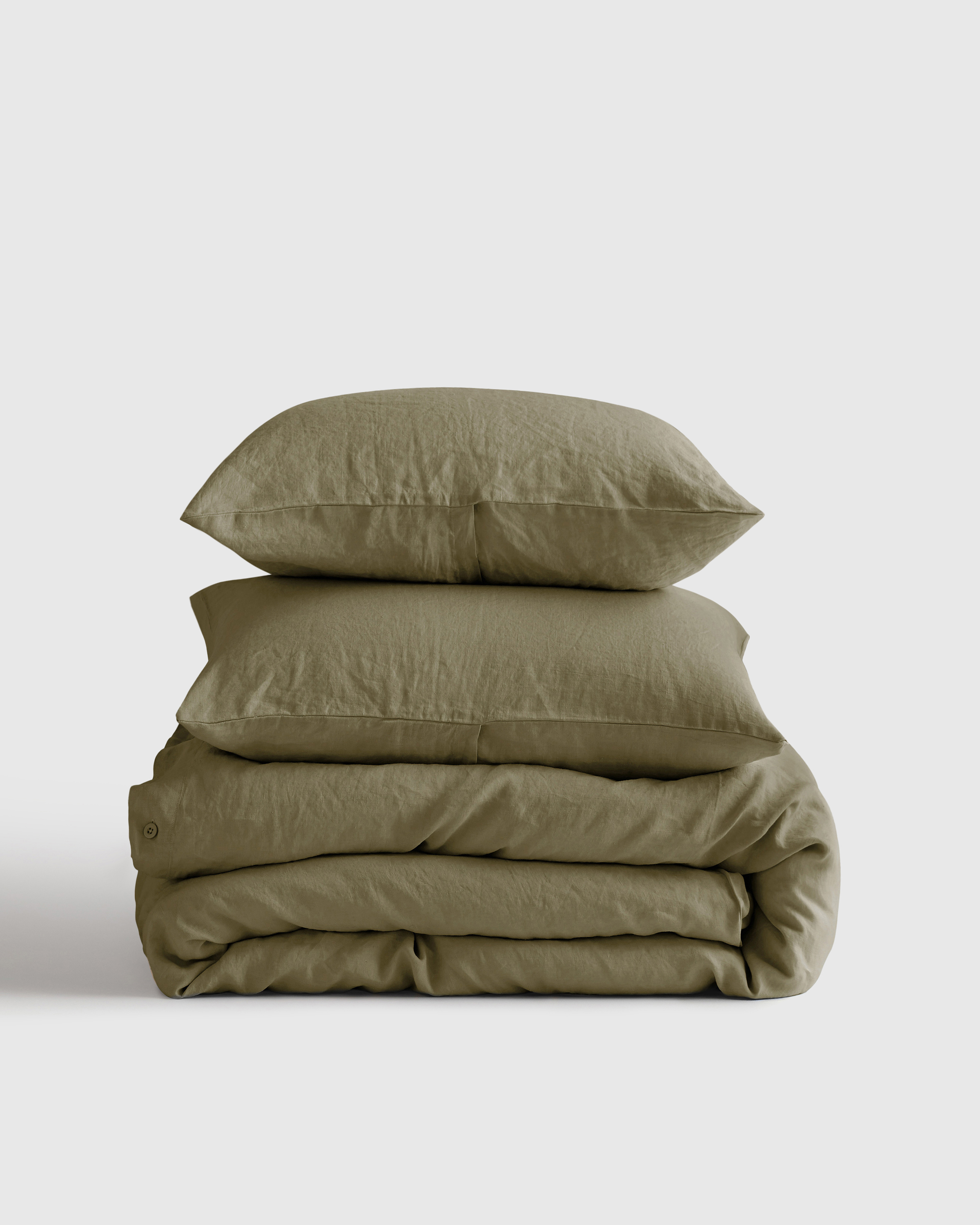 Aloe European Linen Duvet Cover Set