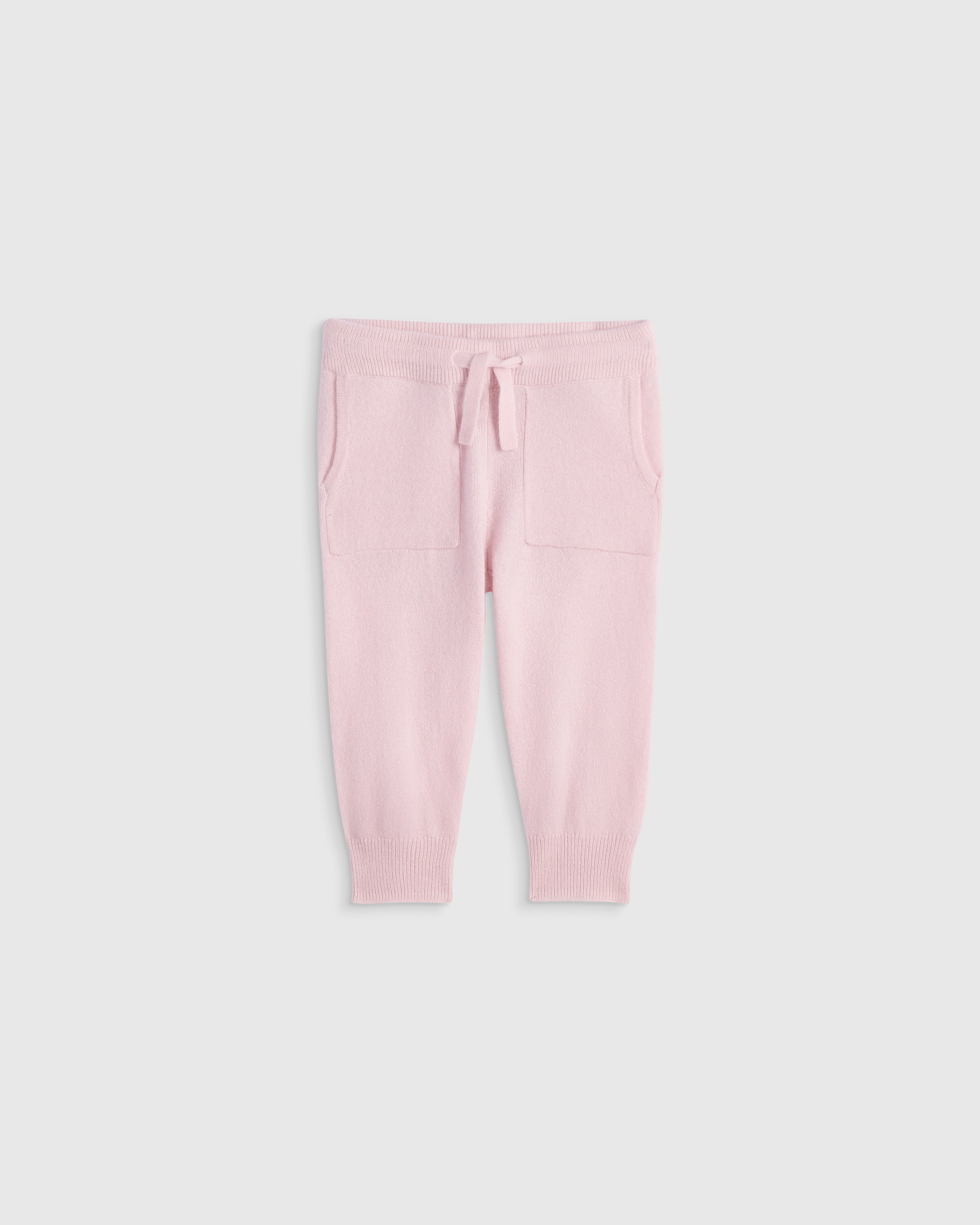 Minimal Pink Washable Cashmere Jogger