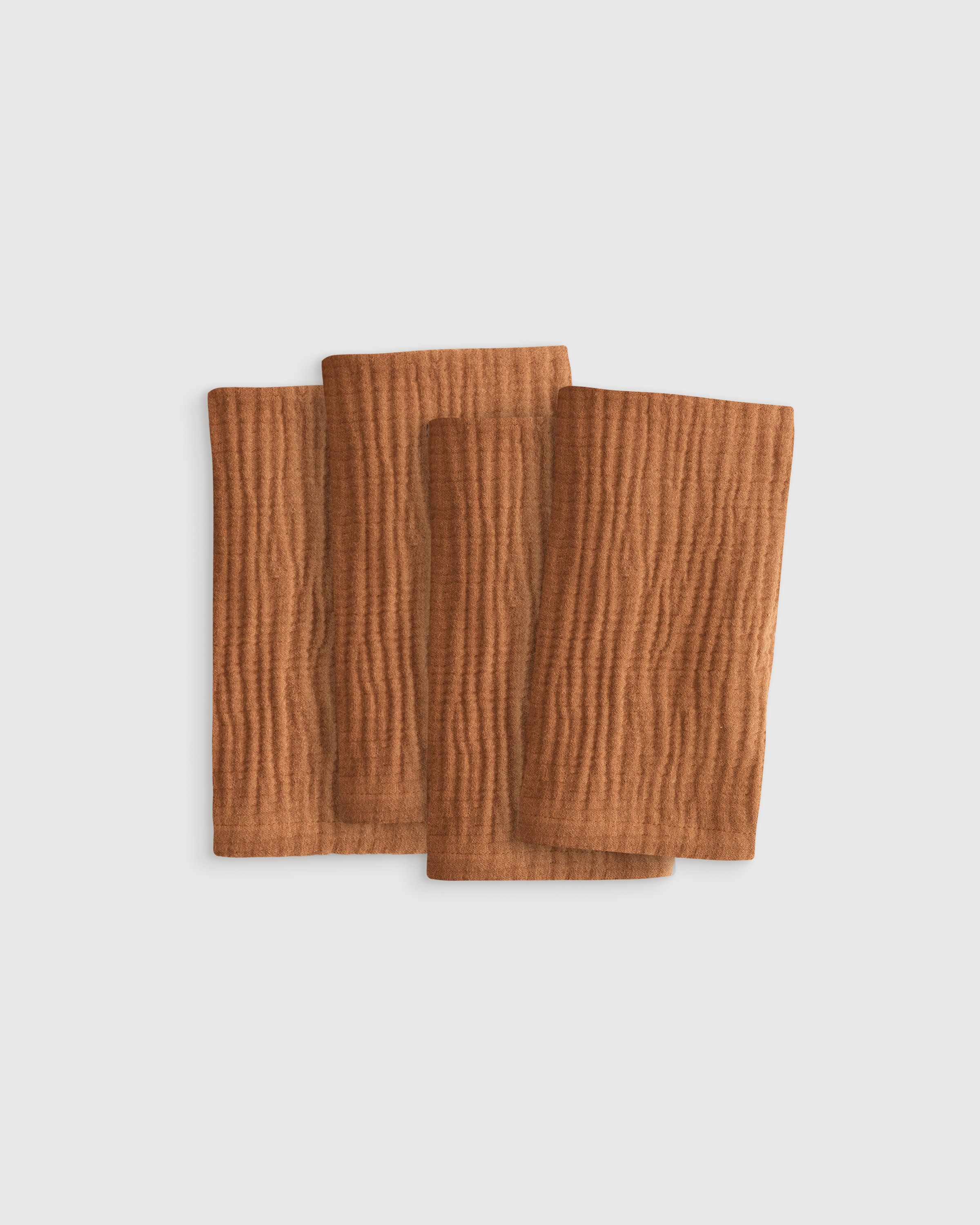 Terracotta Organic Airy Gauze Napkins