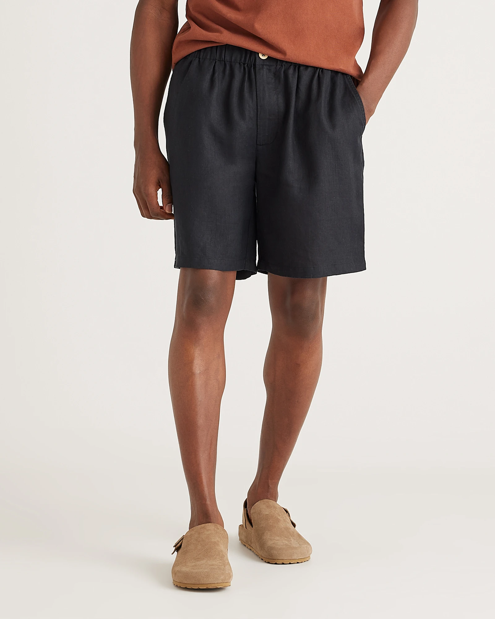 100% European Linen Shorts