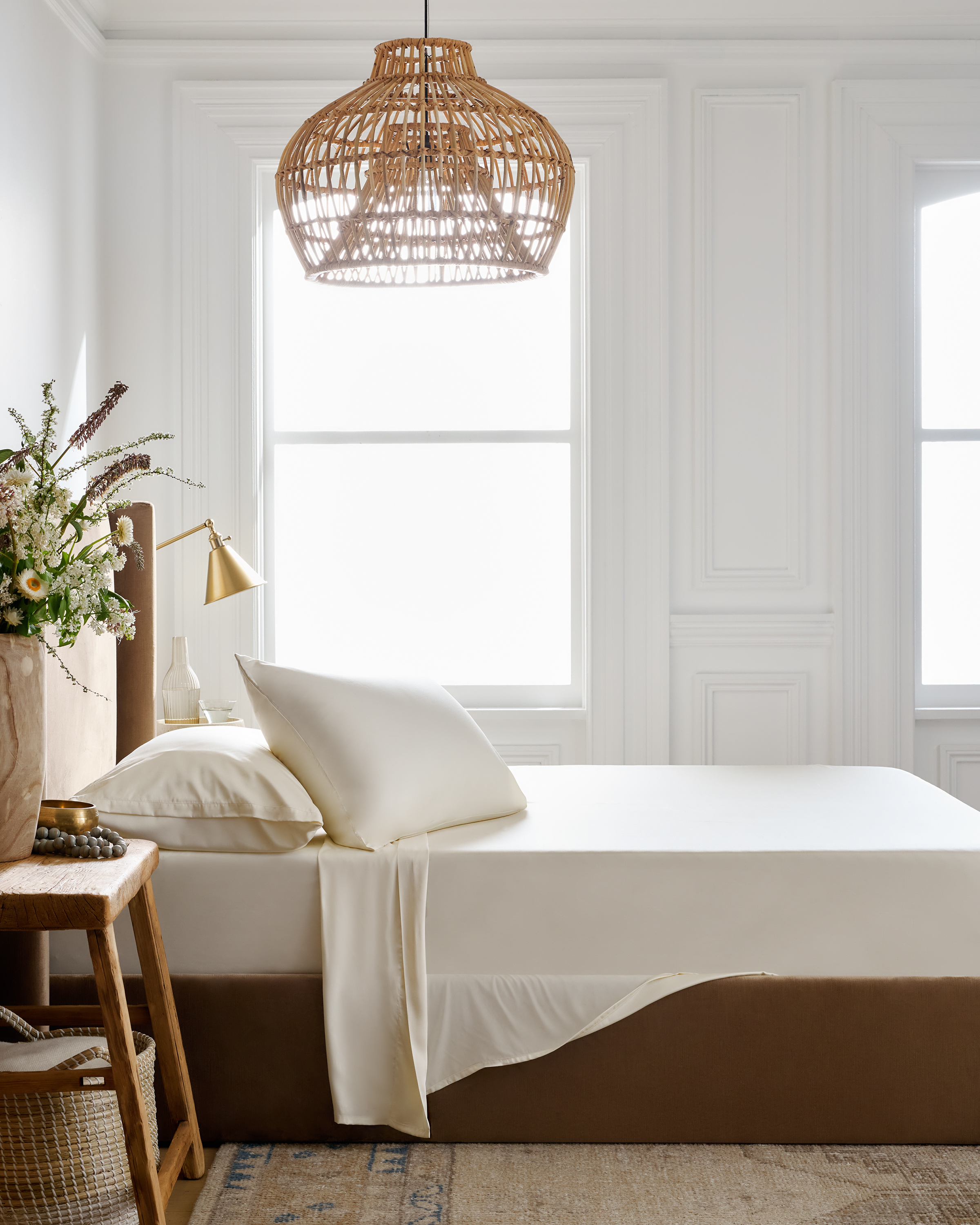 Bamboo Sheet Set - Ivory, Queen