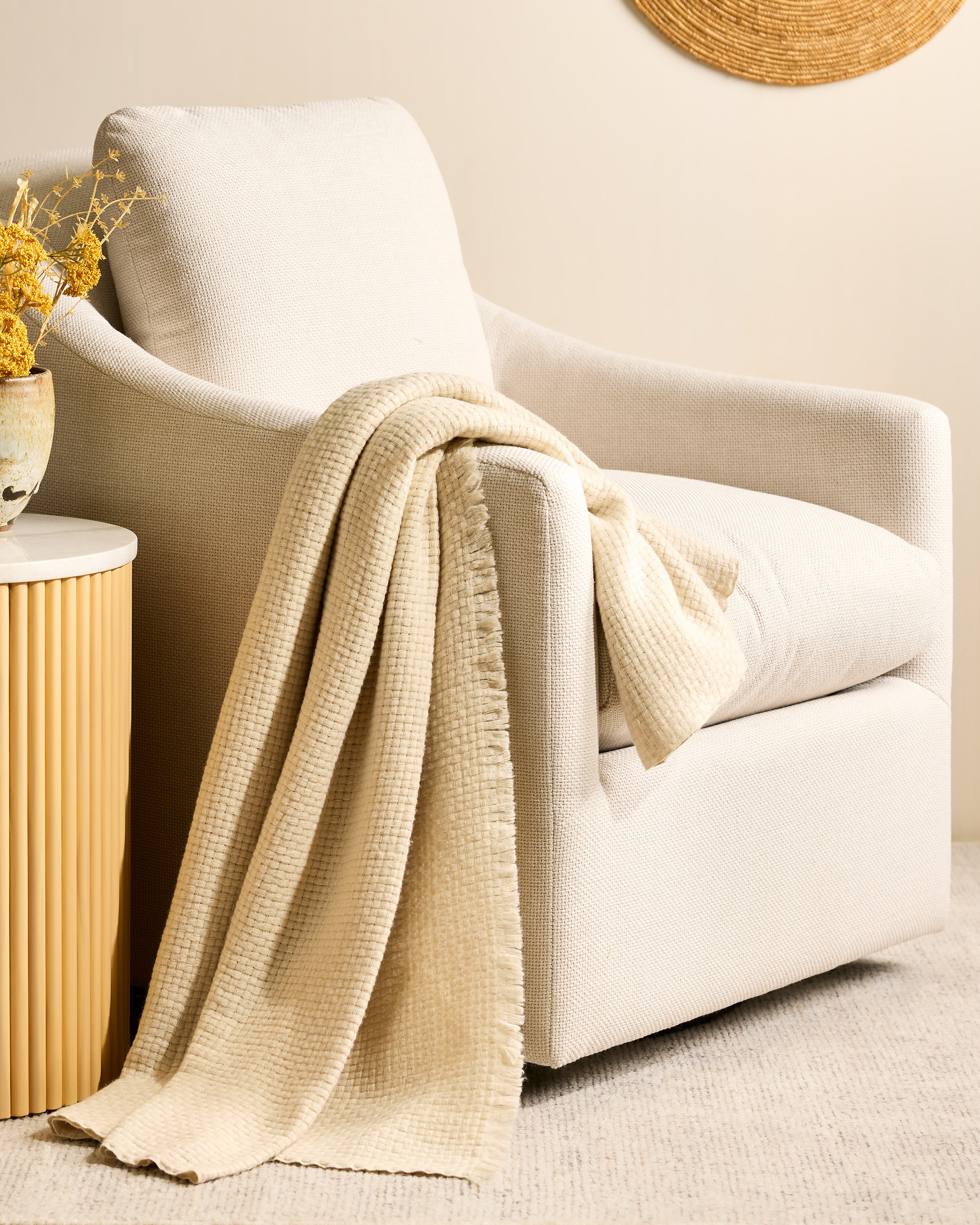 Ultra Luxe Basketweave Throw - Thumbnail 5