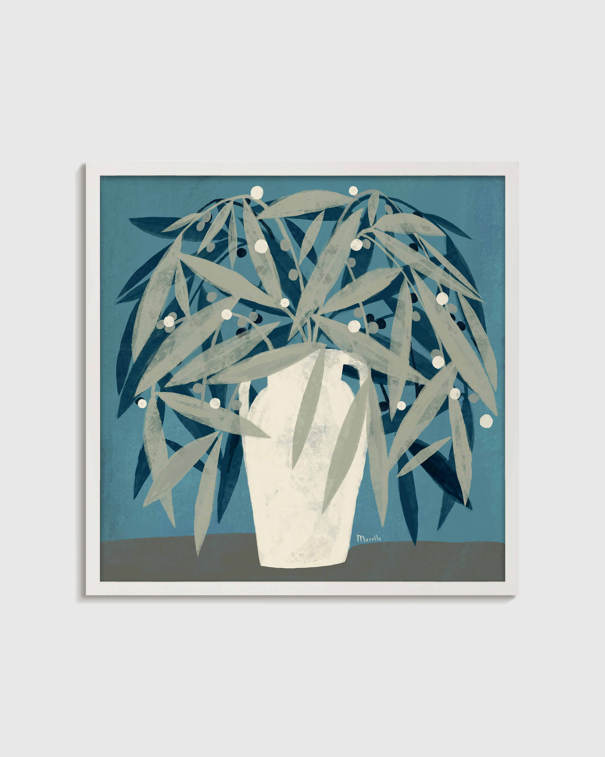 White Blue Plant by Marco Marella