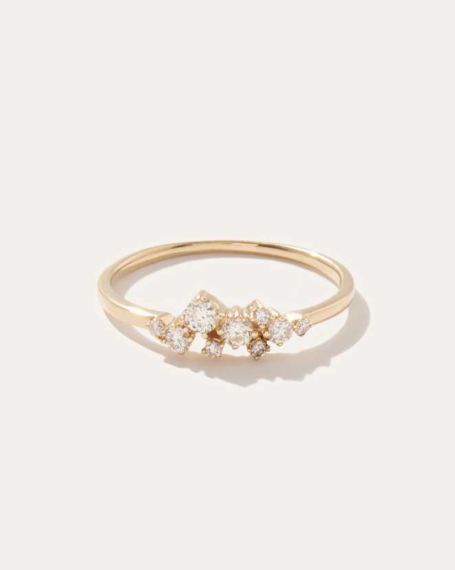 14K Gold Diamond Line Ring | Quince