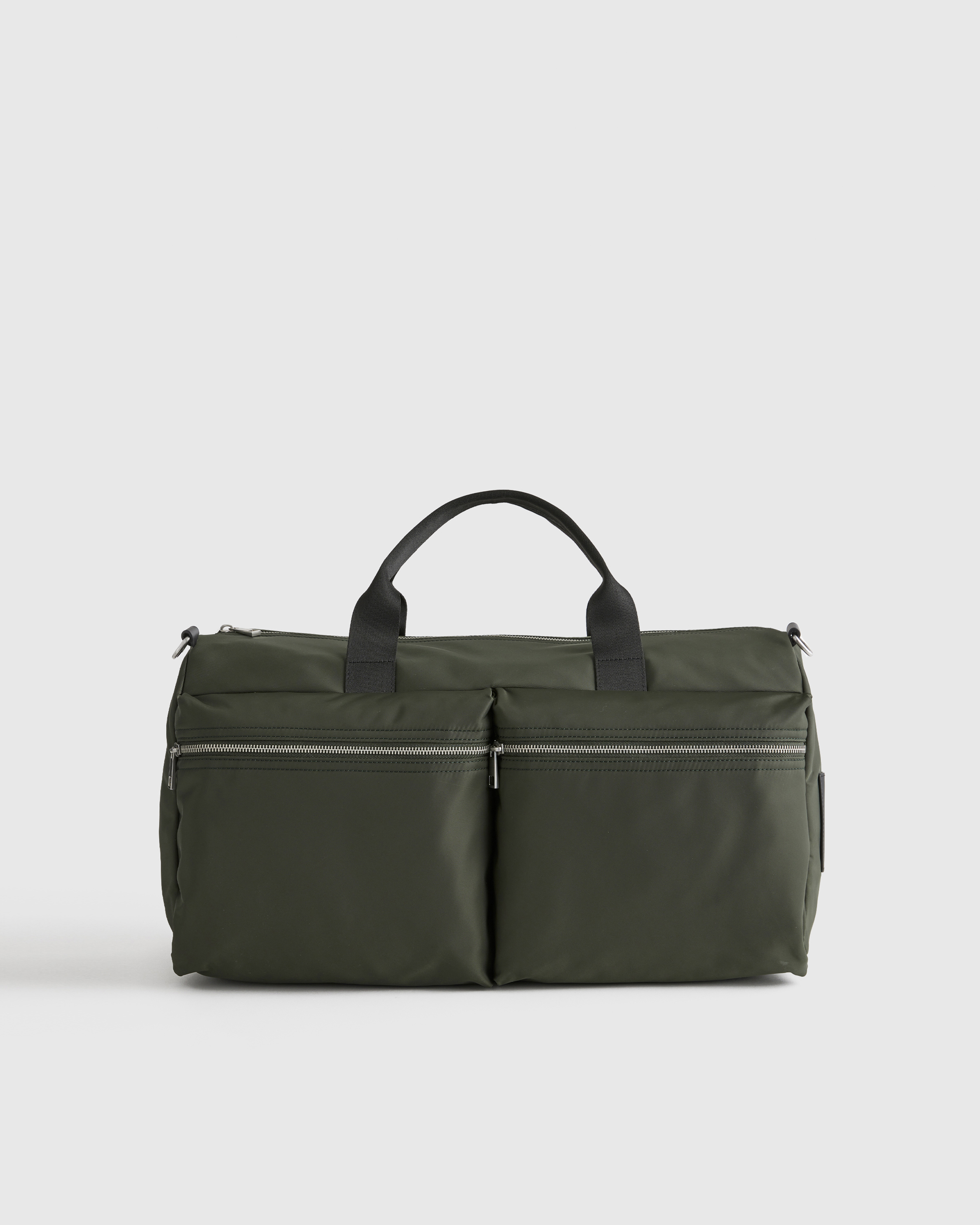 Dark Olive Revive Nylon Duffle Bag