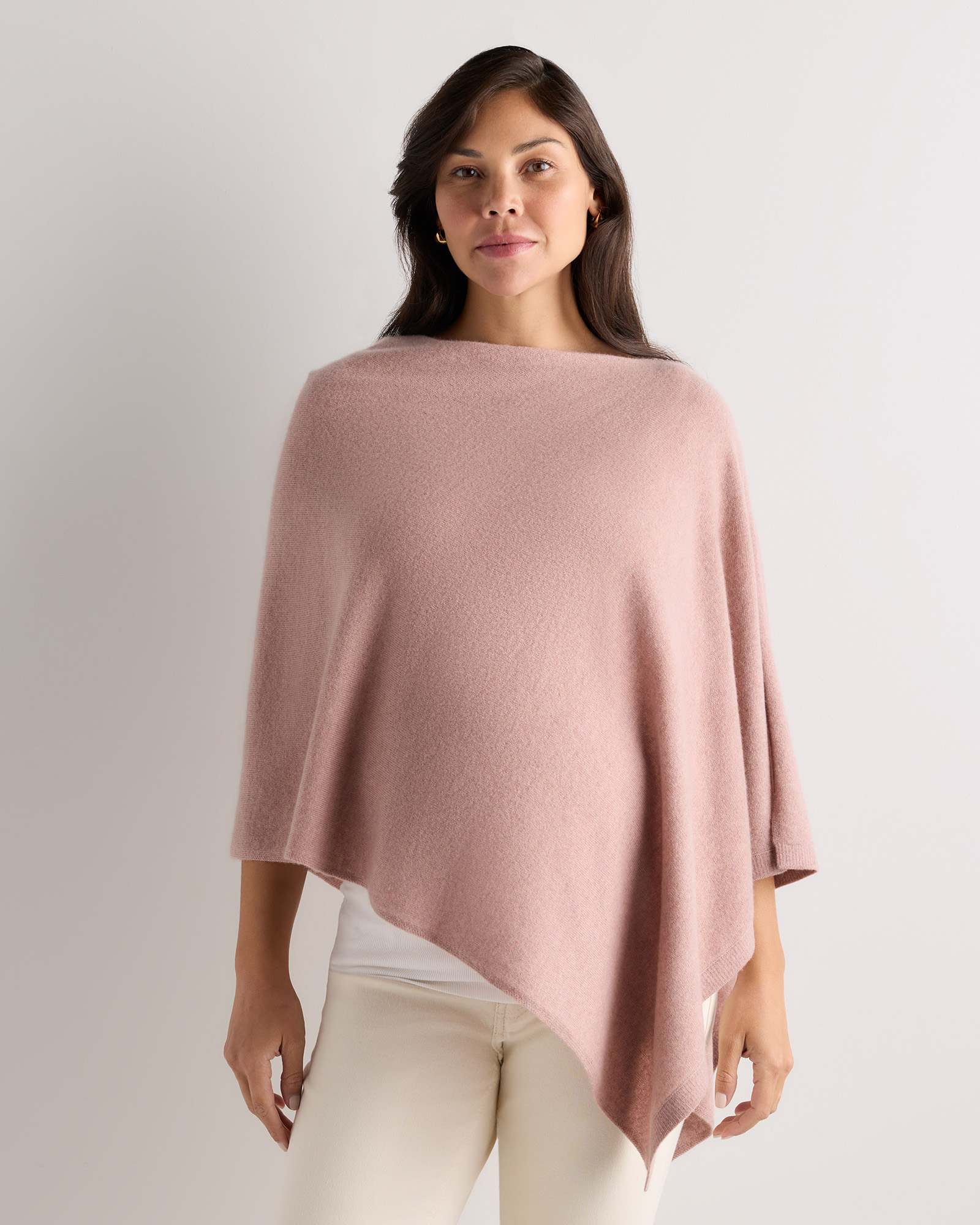 Heather Vintage Pink Mongolian Cashmere Nursing Shawl